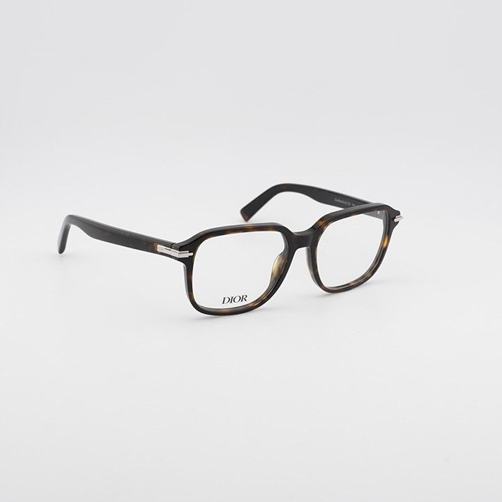 Dior Dior DIORBLACKSUITO S5I 2000 Eyeglasses Havana 53mm Square Size ONE SIZE - 1 Thumbnail