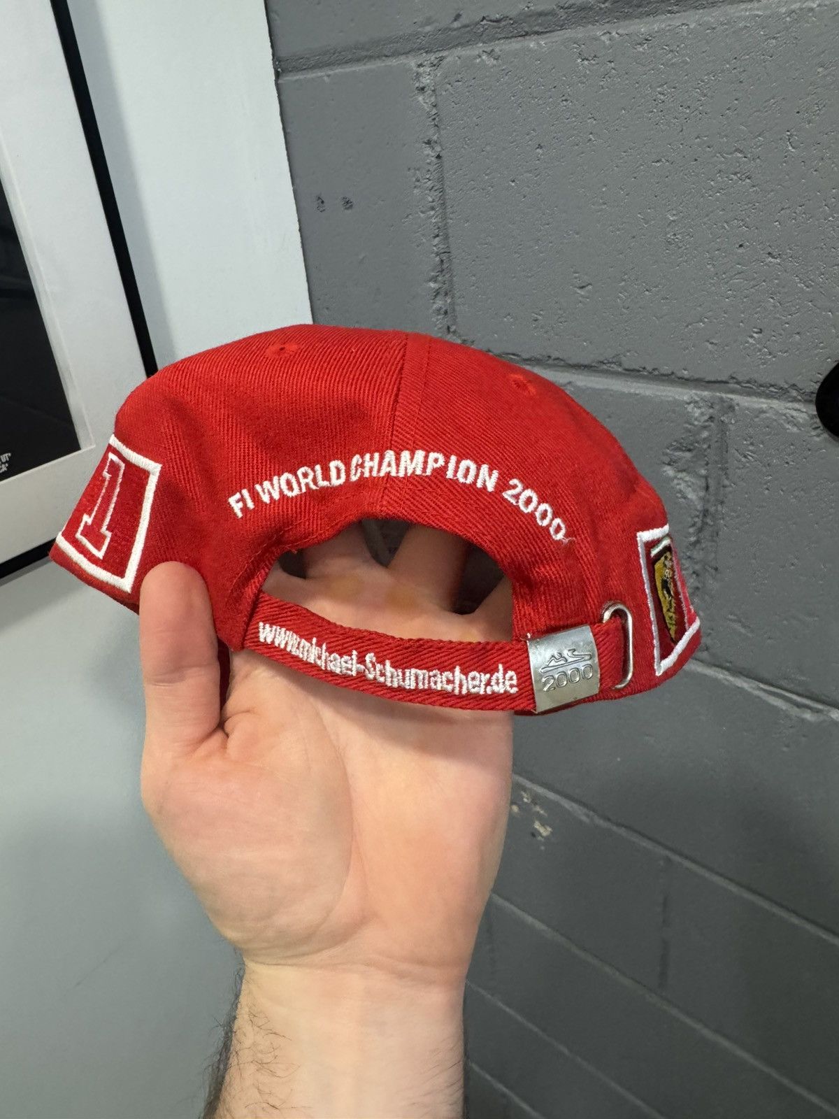 Ferrari 2000 Ferrari Michael Schumacher F1 Hat Vintage Size ONE SIZE - 4 Thumbnail