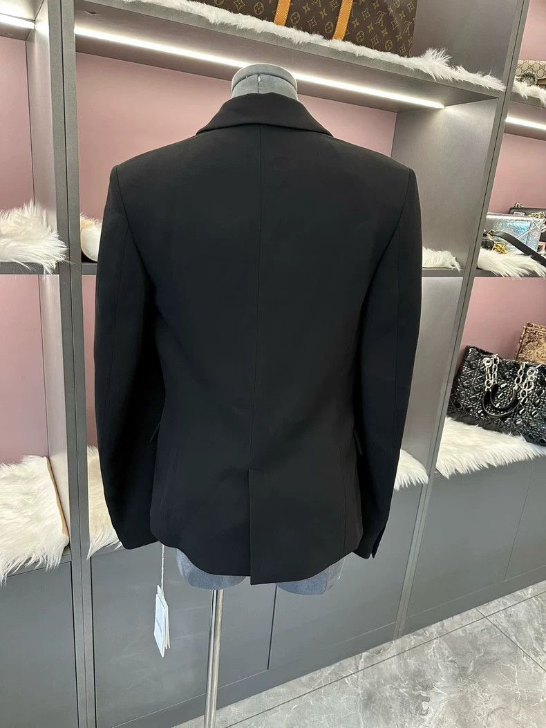 Versace Versace Black slim suit jacket Size XS / US 0-2 / IT 36-38 - 2 Thumbnail
