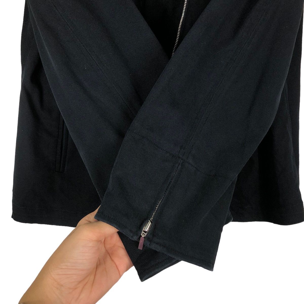 Issey Miyake 🔥Cropped Biker Jacket EK Japan Asymmetrical Zipper Size US M / EU 48-50 / 2 - 15 Thumbnail