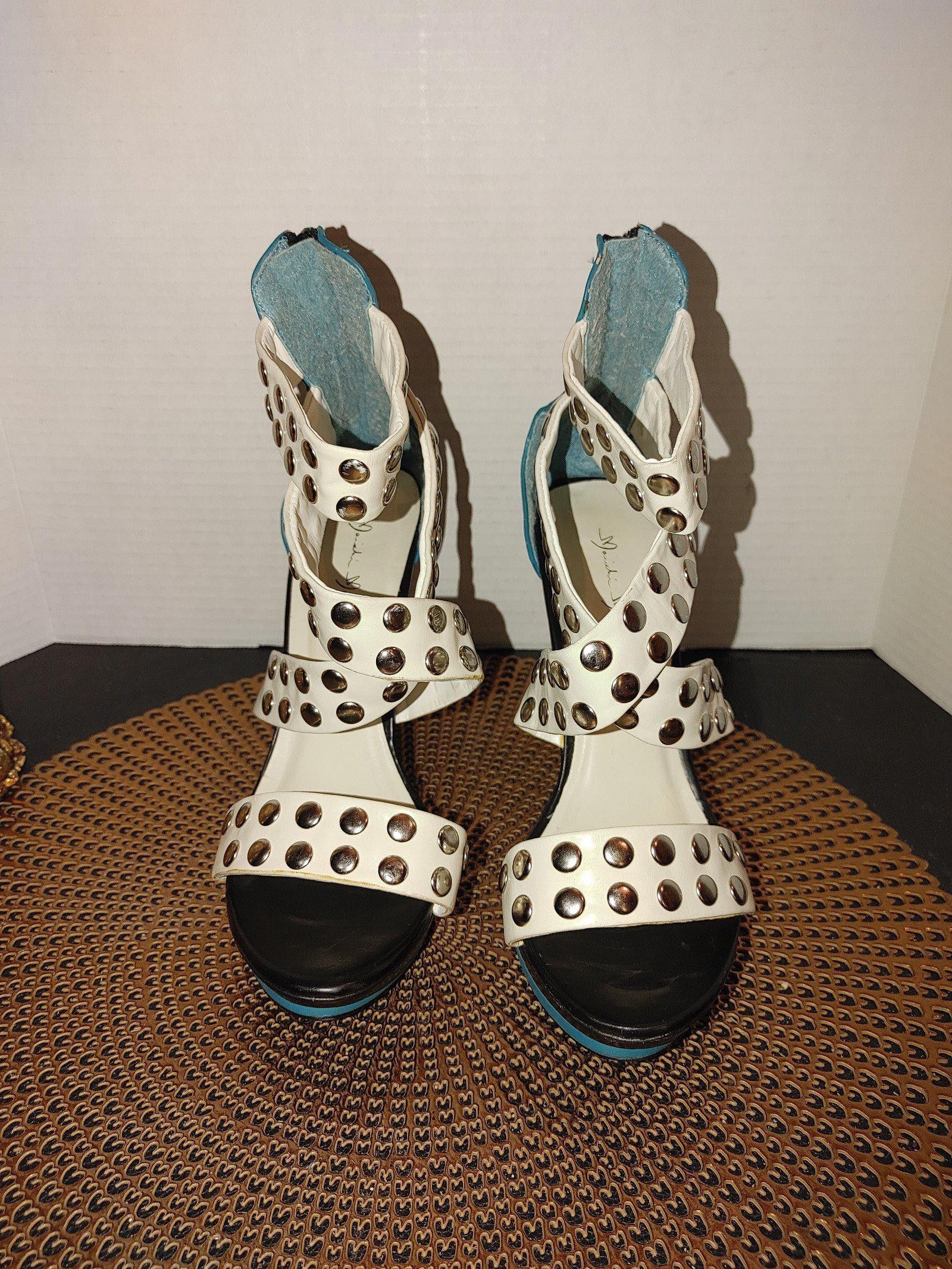 Designer Marichi Maui Stilettos Size 8.5 Size US 8.5 / IT 38.5 - 7 Thumbnail