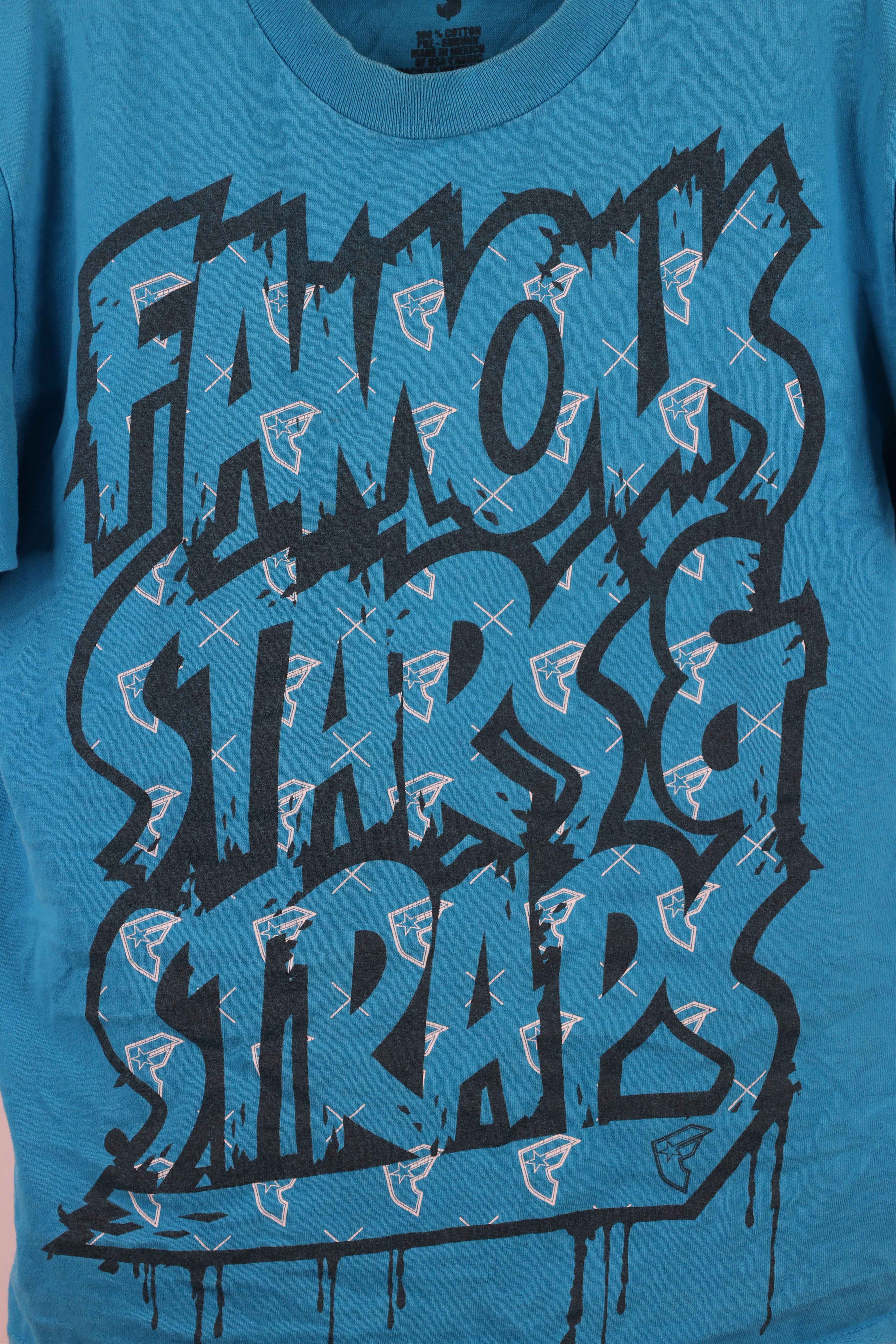 Famous Stars And Straps × Vintage Vintage 90s Y2K Famous Stars and Straps Spell Out T-Shirt Size US S / EU 44-46 / 1 - 4 Thumbnail