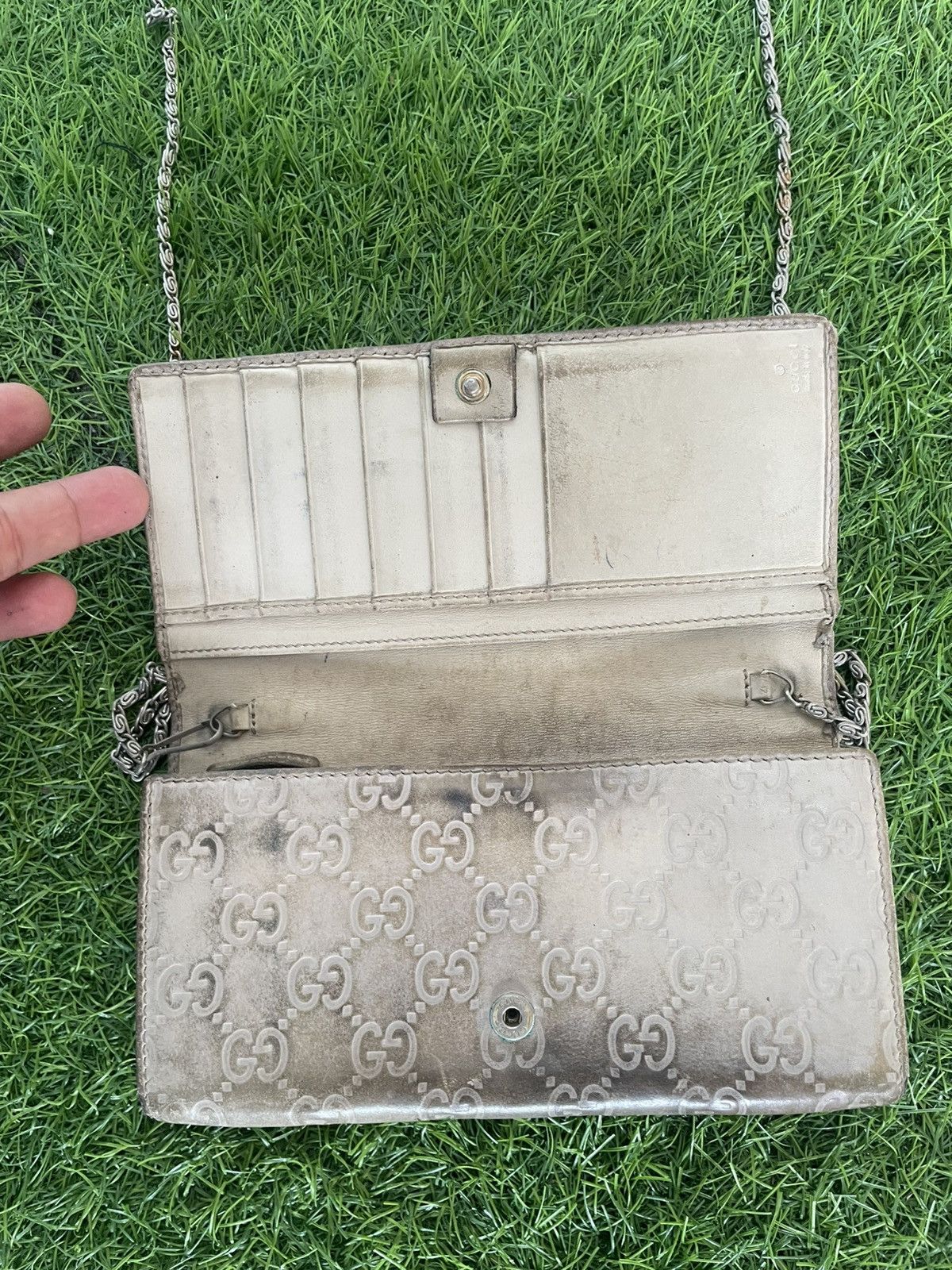 Gucci Authentic USED GUCCI wallet chain Size ONE SIZE - 2 Thumbnail