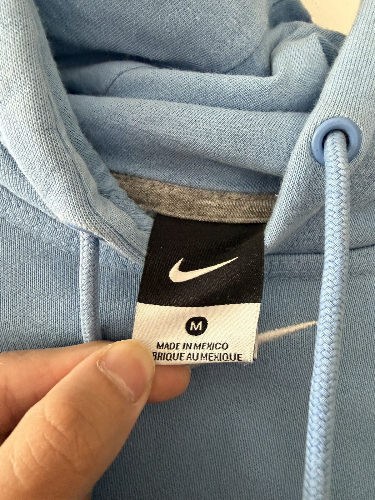 Nike Nike Vintage Center Swoosh Hoodie (Light Blue) Size US M / EU 48-50 / 2 - 4 Thumbnail