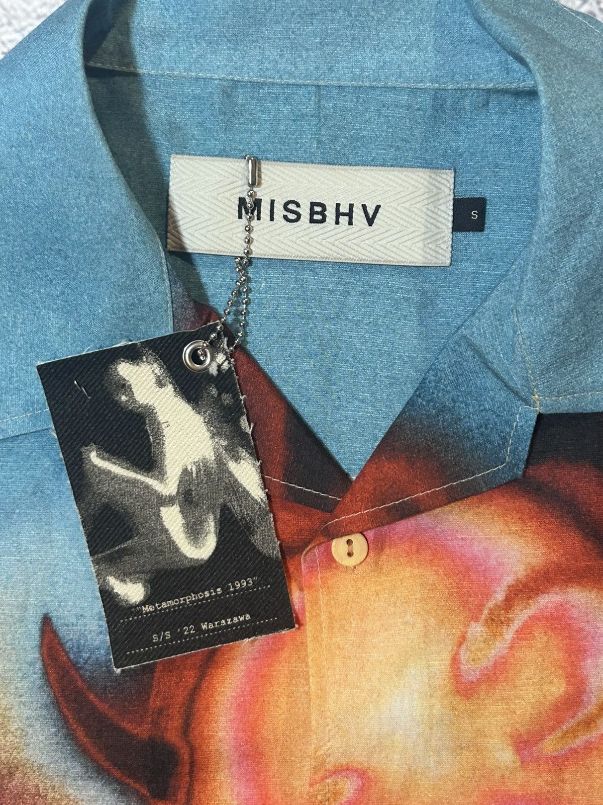 Misbhv Misbhv Mirage Print Shirt Button Up Multicolor Viscose Linen Size US S / EU 44-46 / 1 - 7 Thumbnail