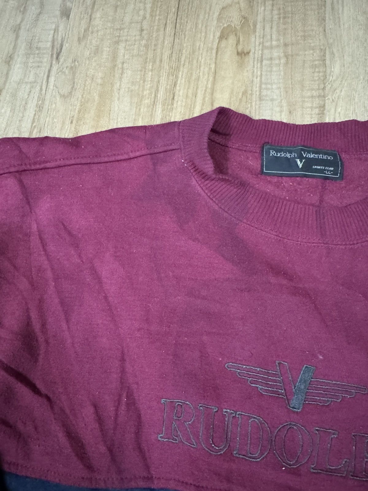 Valentino Vintage Rudolph Valentino Sweatshirt Size US L / EU 52-54 / 3 - 3 Thumbnail