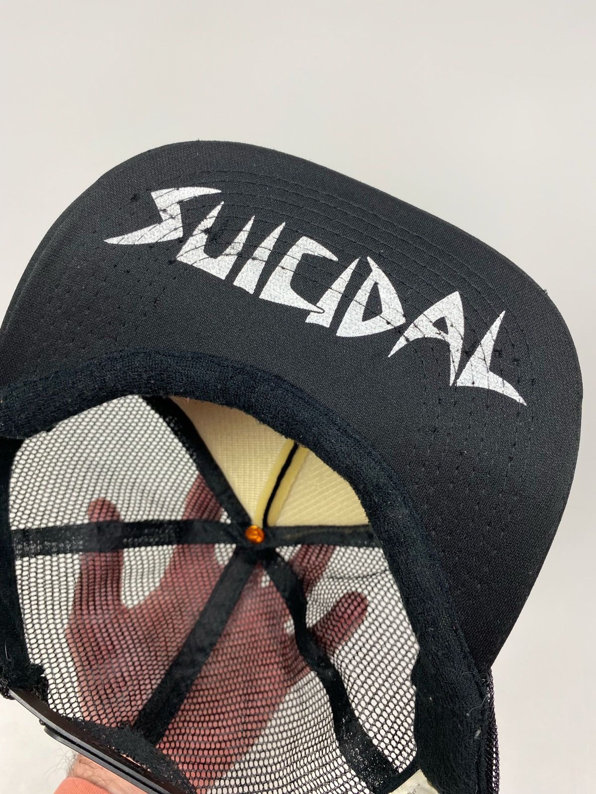 Band Tees 1990’s Vintage Suicidal Tendencies Logo Trucker Hat Size ONE SIZE - 8 Thumbnail