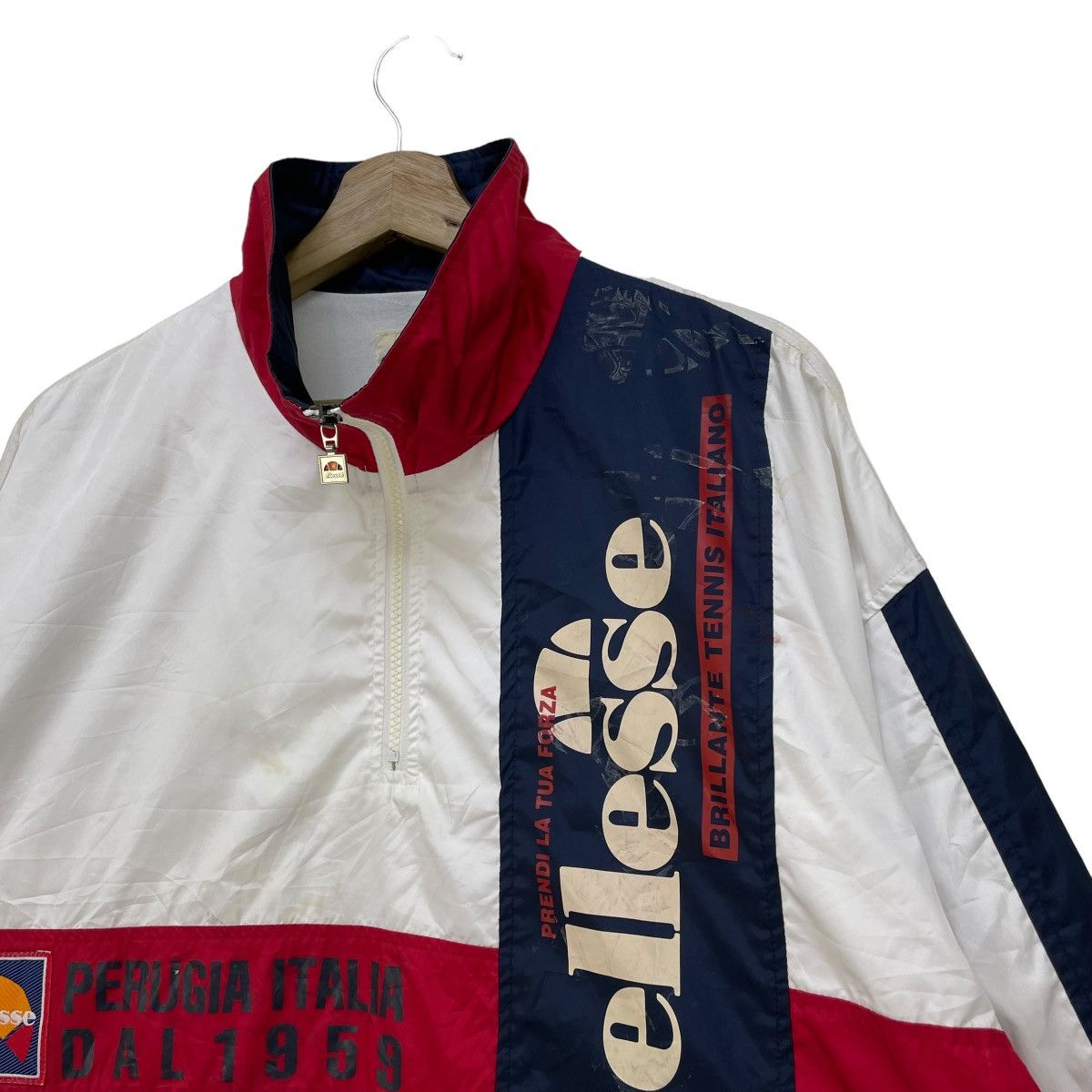 Ellesse × Vintage Vintage Ellesse Perugia Italia Light Jacket Size US L / EU 52-54 / 3 - 3 Thumbnail