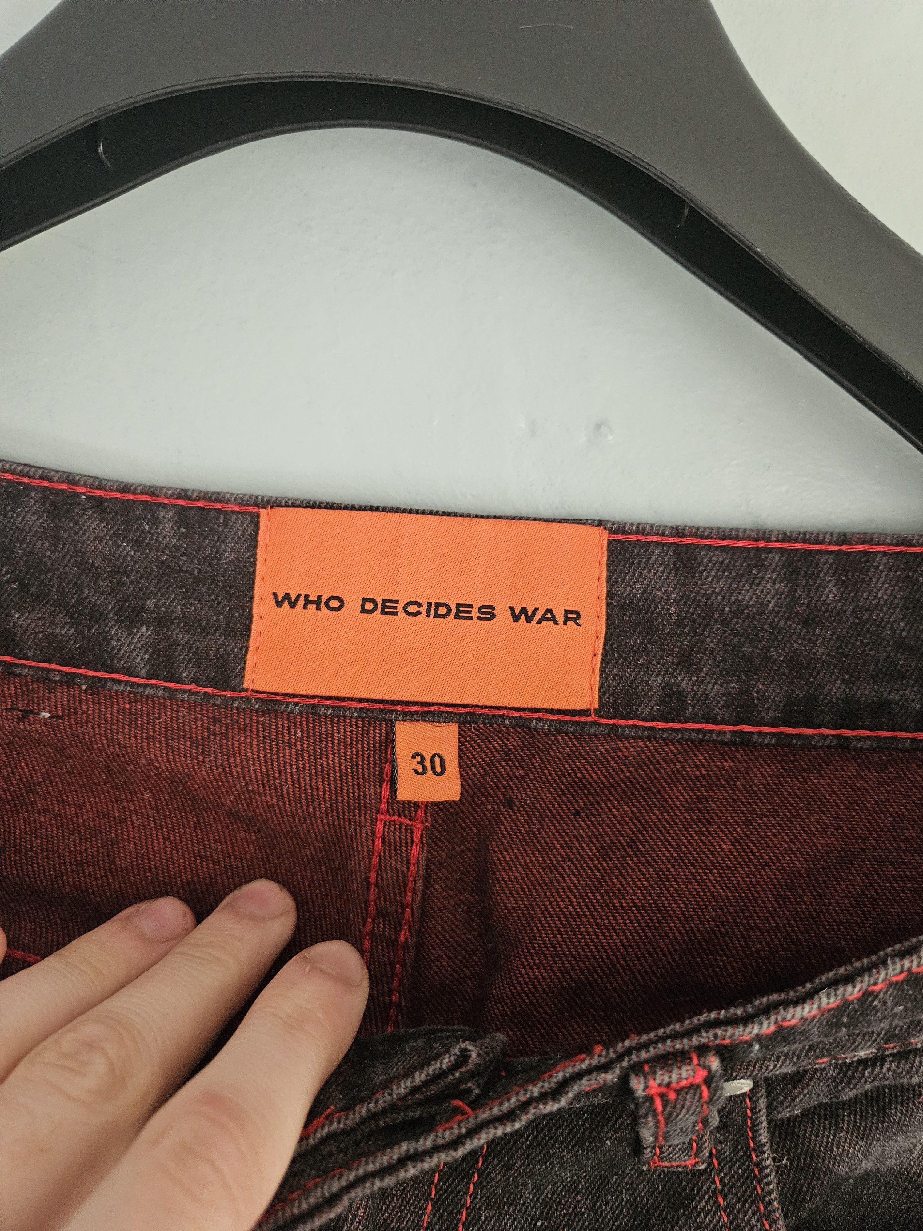 Who Decides War Who Decides War Mrdr Brvdo Crimson Fusion Denim Jeans Size US 30 / EU 46 - 11 Thumbnail