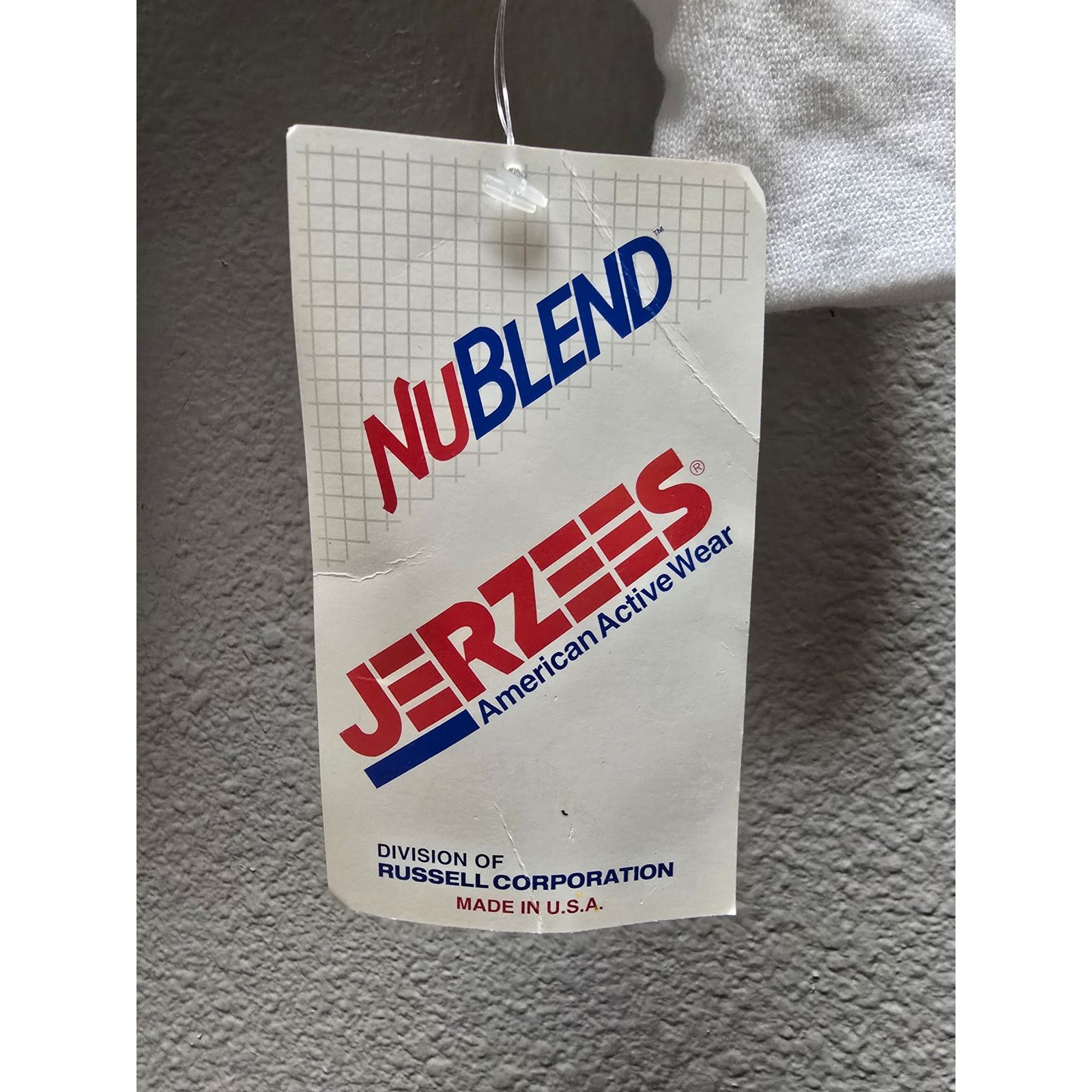 Jerzees × Vintage Vintage White Crewneck Flower Graphic 90s Sweatshirt NWT M Size M / US 6-8 / IT 42-44 - 5 Thumbnail