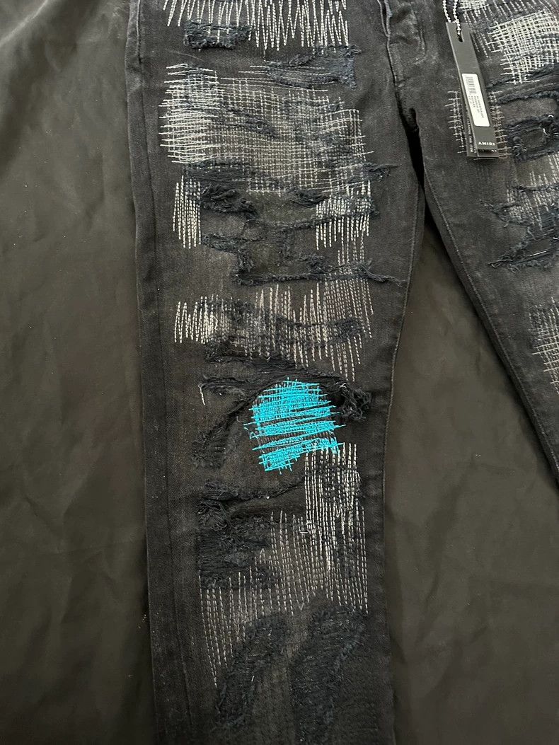 Amiri Amiri 22ss Destroy the jeans Size US 29 - 3 Thumbnail