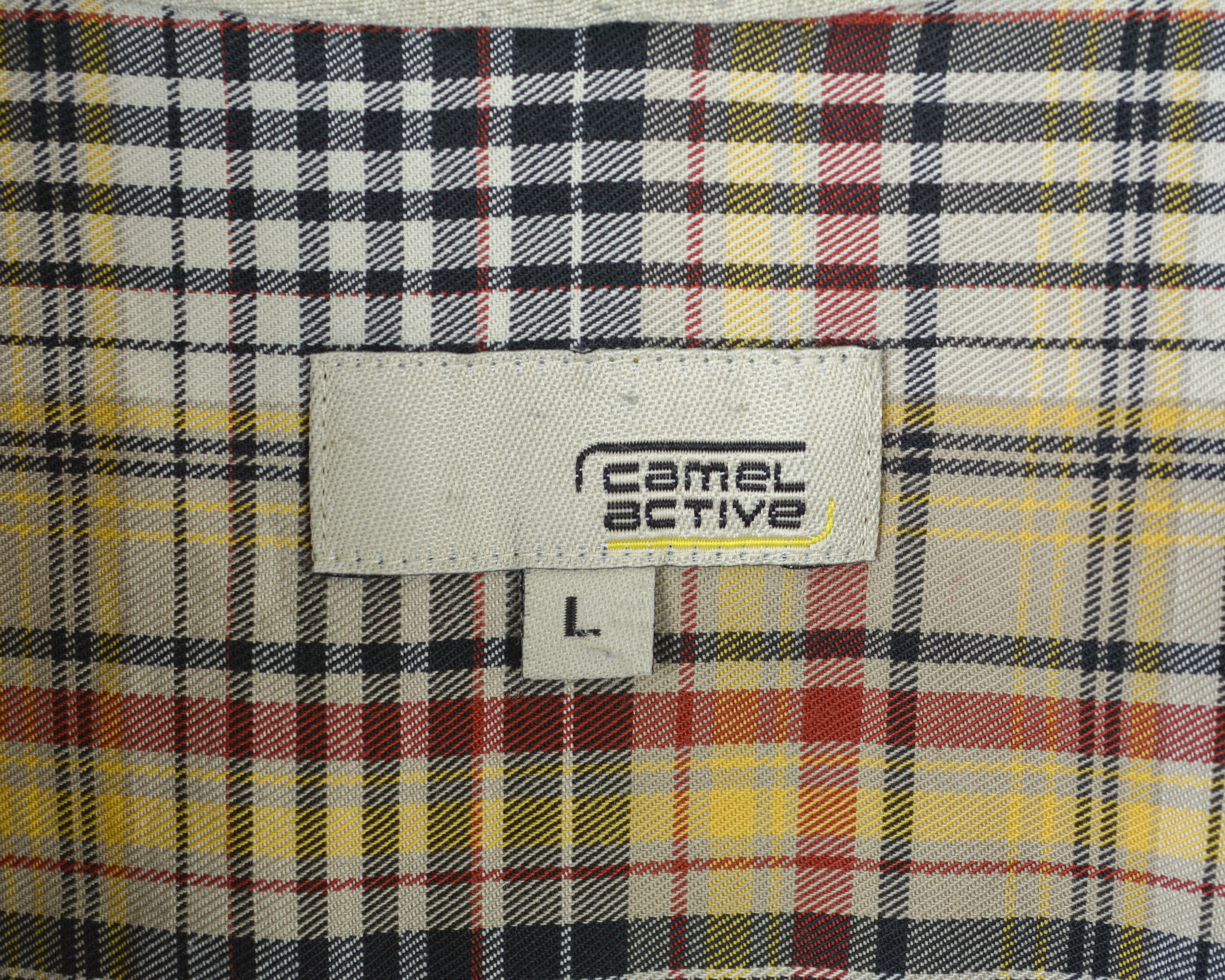 camel active Button Up Shirt Check Plaid Tartan Multicolored Long Sleeve Size US L / EU 52-54 / 3 - 6 Thumbnail