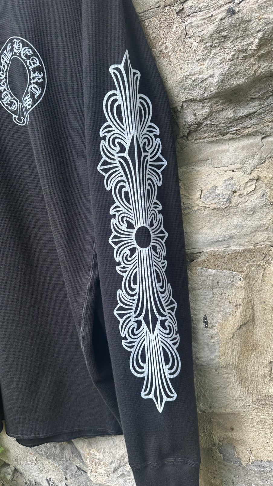 Chrome Hearts Chrome Hearts Thermal Floral Long Sleeve Horseshoe Size US L / EU 52-54 / 3 - 4 Thumbnail