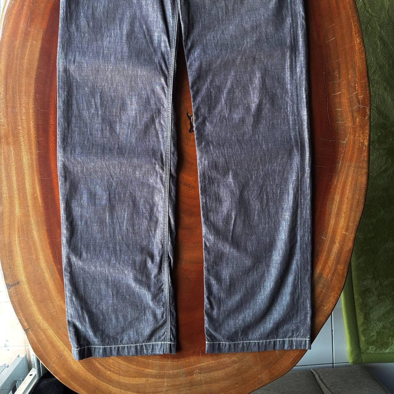 Jil Sander Jil Sander Wide Leg Grey Cotton Denim Jeans Pants Size US 31 - 4 Thumbnail