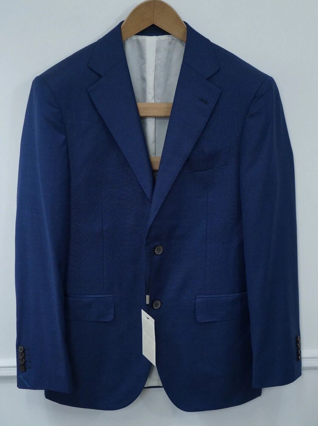 Suitsupply Men Suitsupply Blazer Napoli Blue Wool S110 Zignone UK/US38L Size 38L - 1 Thumbnail