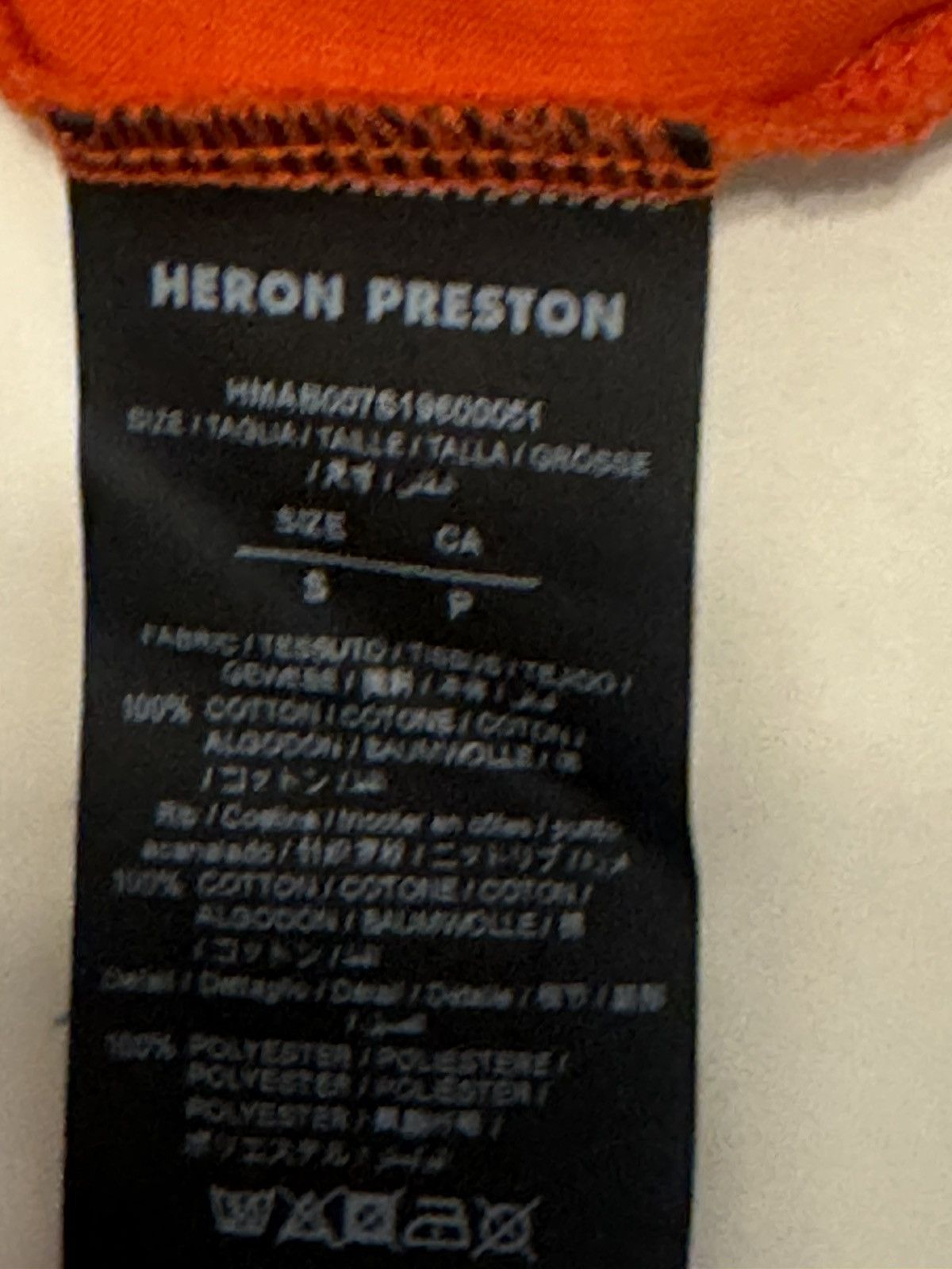 Heron Preston Heron Preston Chinese Logo long sleeve Turtle Neck Size US S / EU 44-46 / 1 - 5 Thumbnail