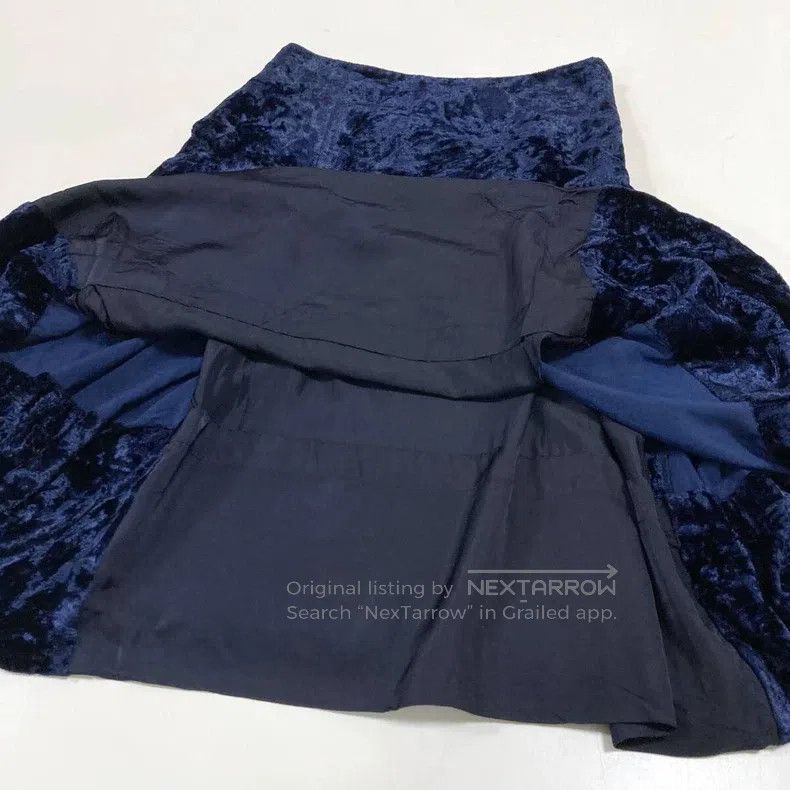 Comme des Garcons Comme Des Garcons size S Velvet Skirt Size 22" - 5 Thumbnail
