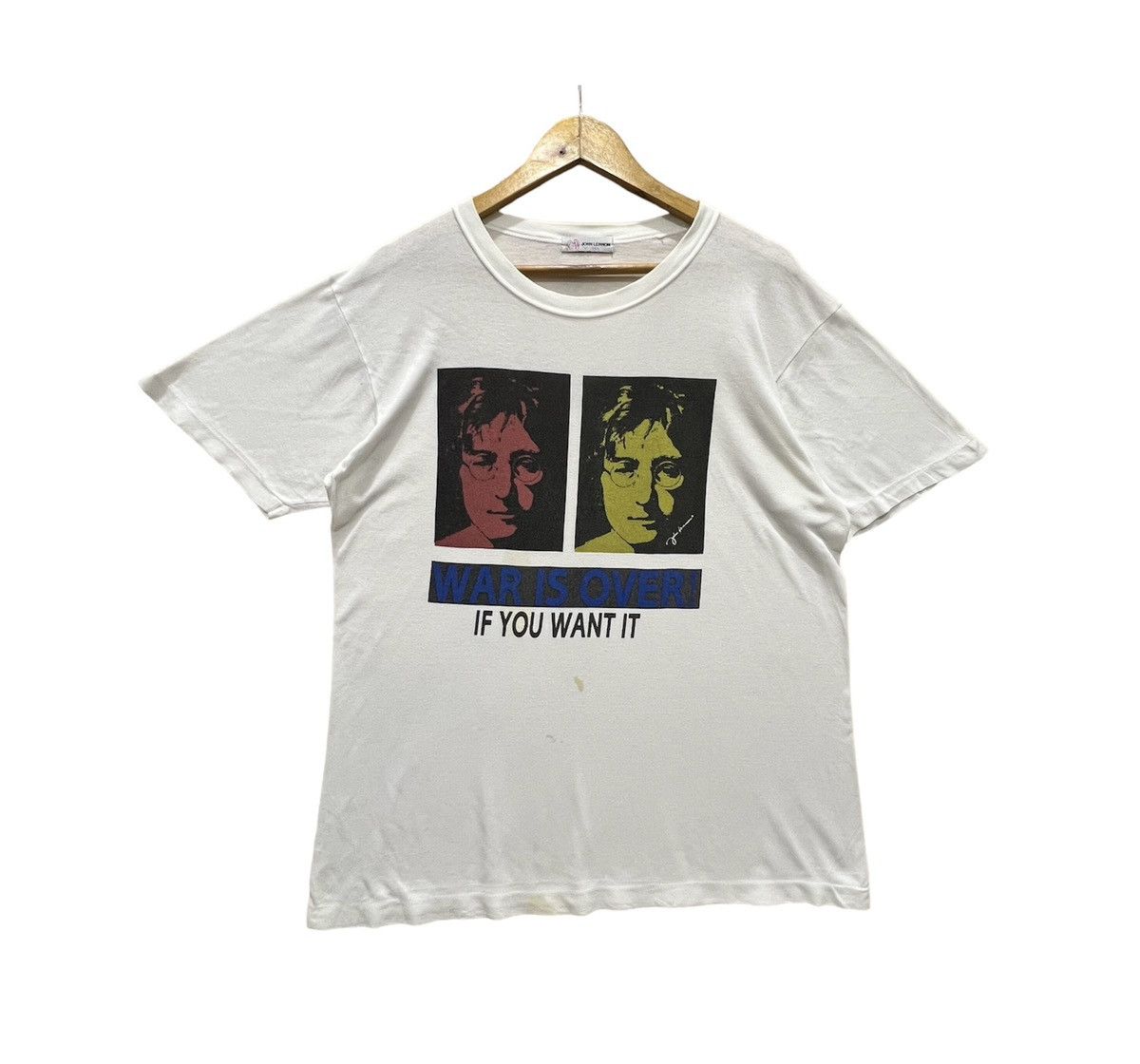 Japanese Brand × Vintage 🔥🔥🔥Rare X Vintage John Lennon🔥🔥🔥War is Over Size US L / EU 52-54 / 3 - 2 Thumbnail