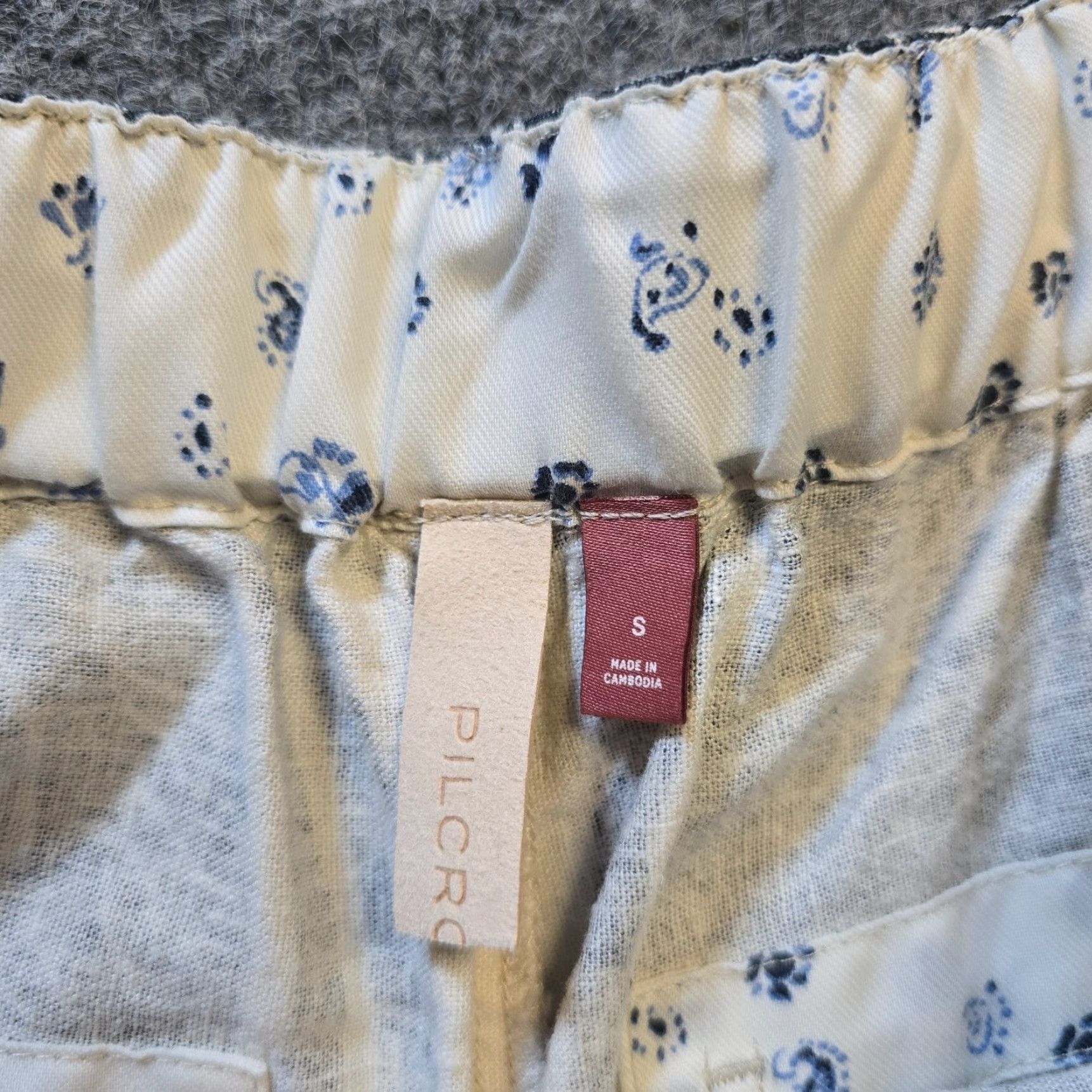 Vintage Pilcro Pants Womens Size Small White Floral Tapered Pull On Beachy Casual Linen Twill High Rise Ankle Pockets Regular Fit Size 28" / US 6 / IT 42 - 4 Thumbnail