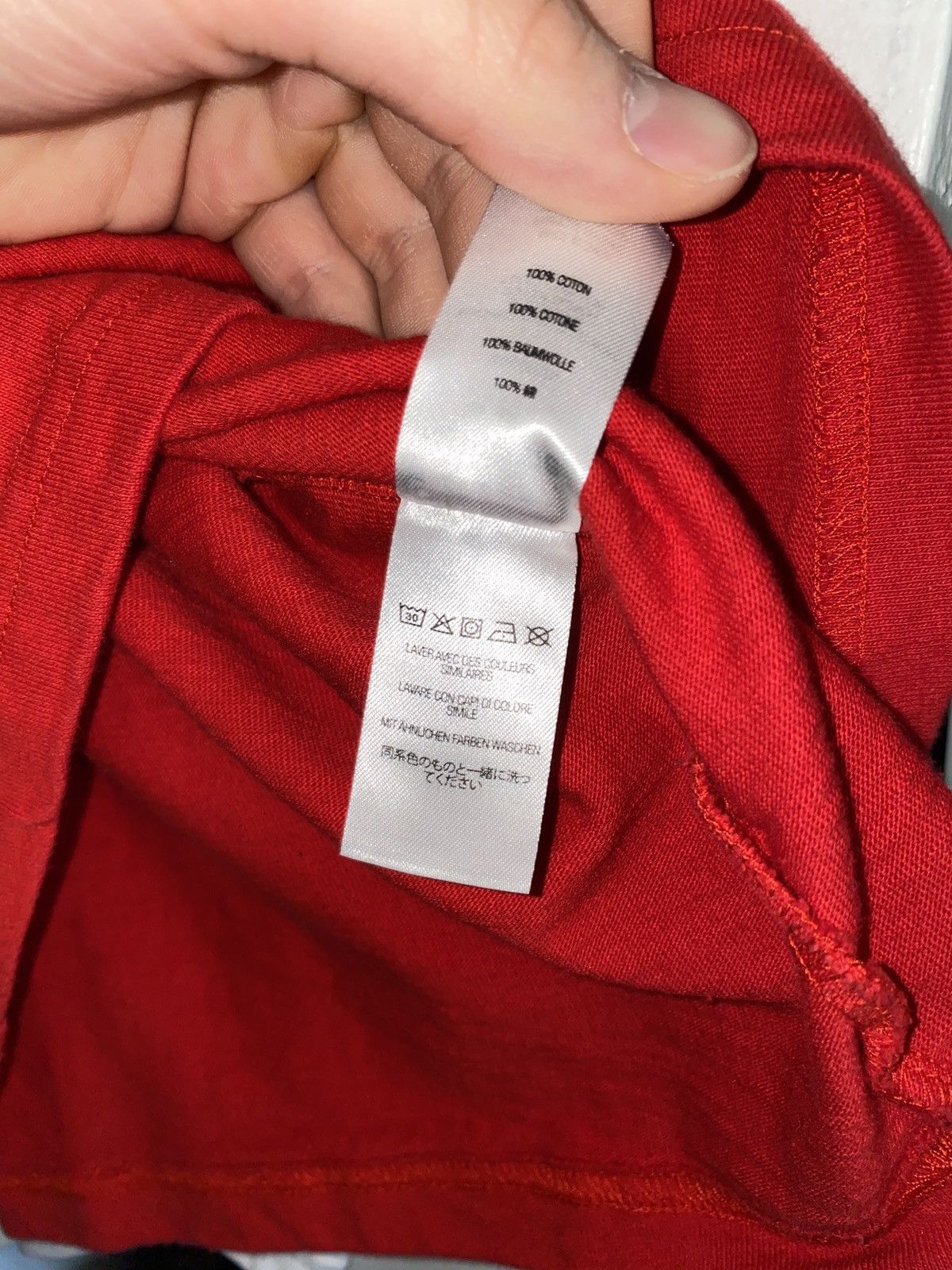 Supreme Red Supreme Tee Size US S / EU 44-46 / 1 - 5 Thumbnail