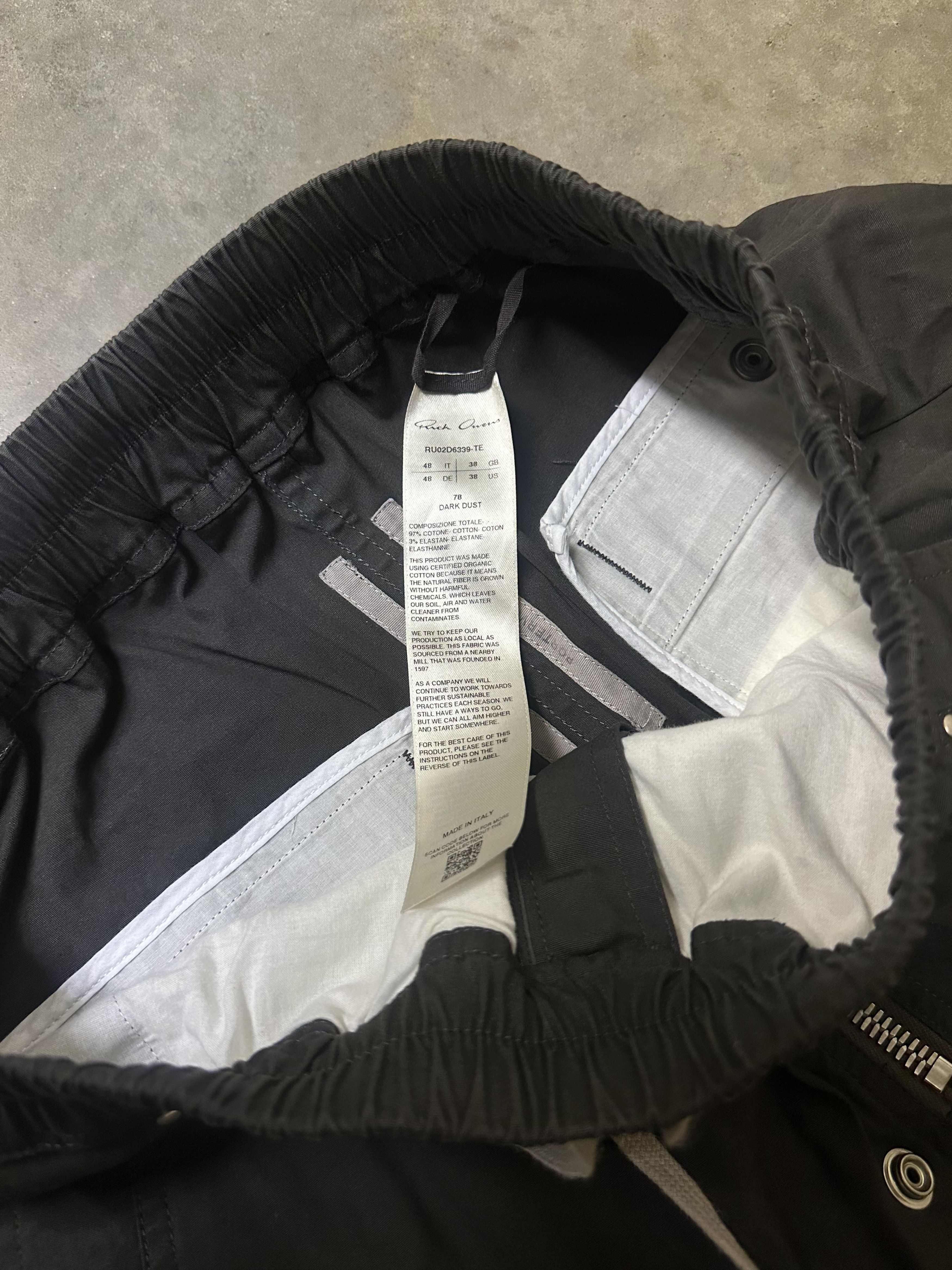 Rick Owens Rick Owens Double Cargobela Baggy Pants Size US 32 / EU 48 - 7 Thumbnail