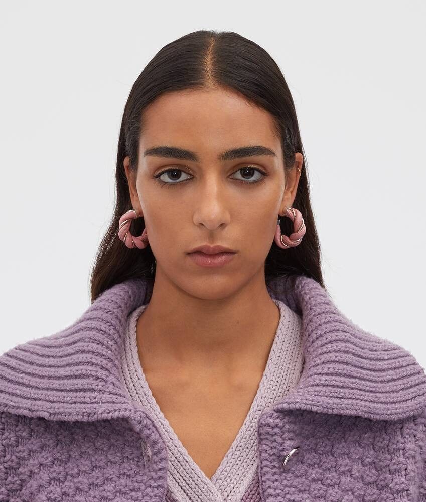 Bottega Veneta o1bcso1str0725 Size: OS / Twist Earring in Blossom Size ONE SIZE - 2 Thumbnail