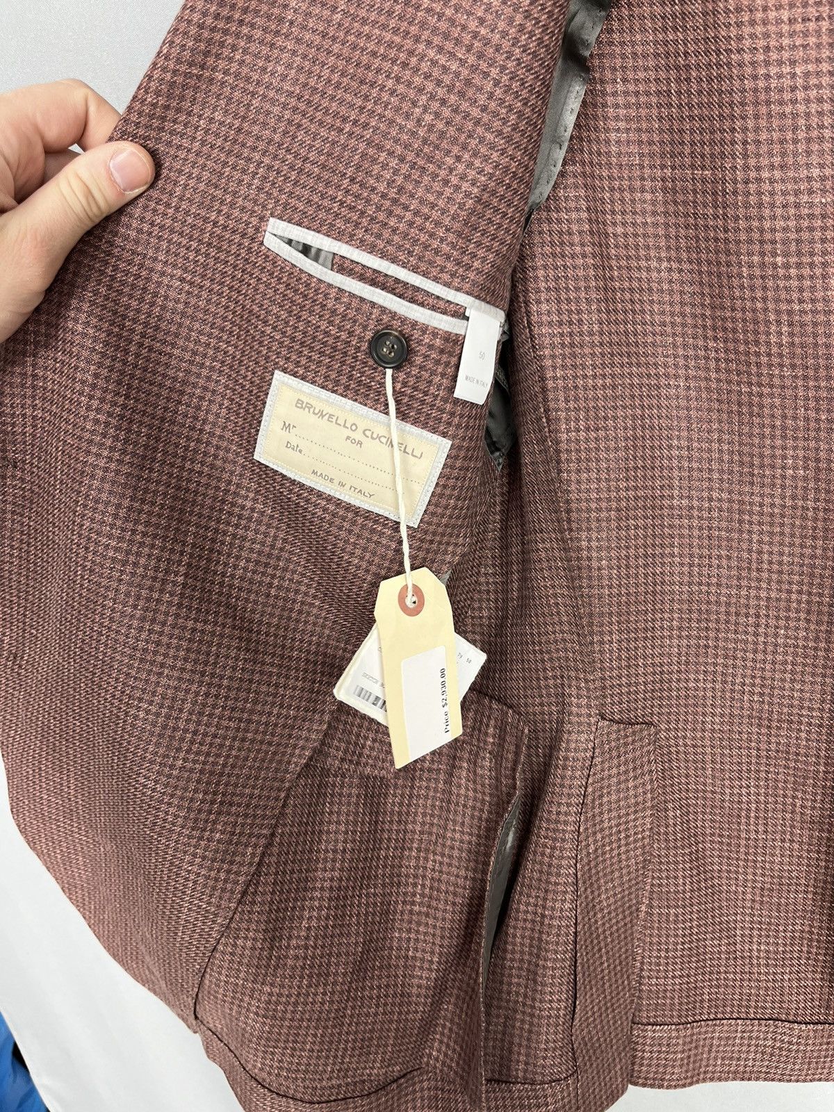 Brunello Cucinelli brunello cucinelli linen blazer jacket size 50 Size 50R - 7 Thumbnail