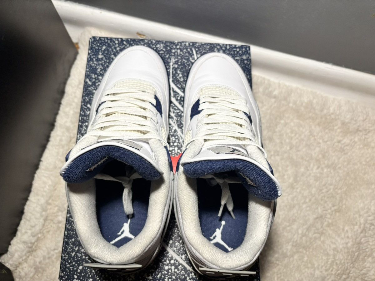 Jordan Brand Midnight Navy Air Jordan 4 Size US 10.5 / EU 43-44 - 6 Thumbnail
