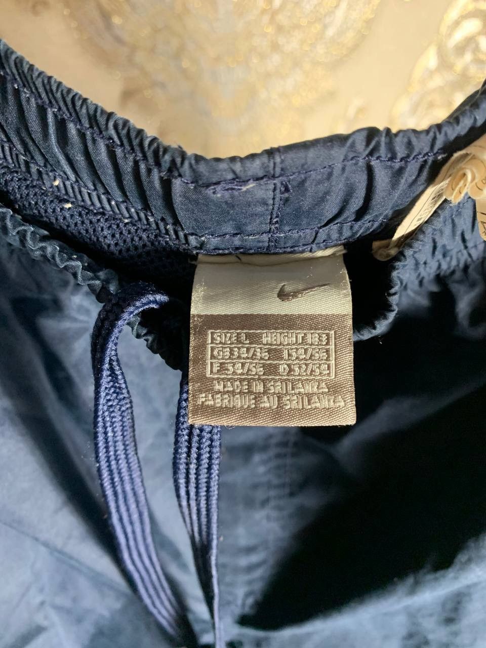 Nike × Vintage VERY RARE NIKE NYLON SWEATPANTS RETRO DRILL SWOOSH Y2K 90s Size US 34 / EU 50 - 4 Thumbnail