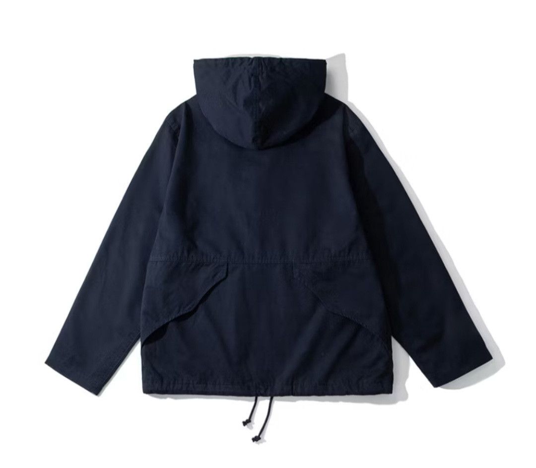 Japanese Brand Dark blue combat style hoodie jacket Size US L / EU 52-54 / 3 - 2 Thumbnail