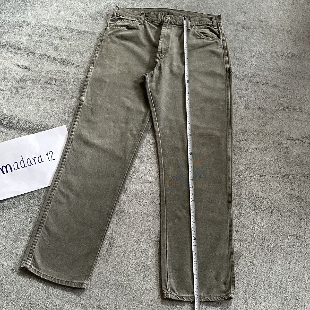 Carhartt × Dickies (36x33) Crazy Vintage Y2K Faded Dickies Carpenter Pants Moss Size US 36 / EU 52 - 12 Thumbnail