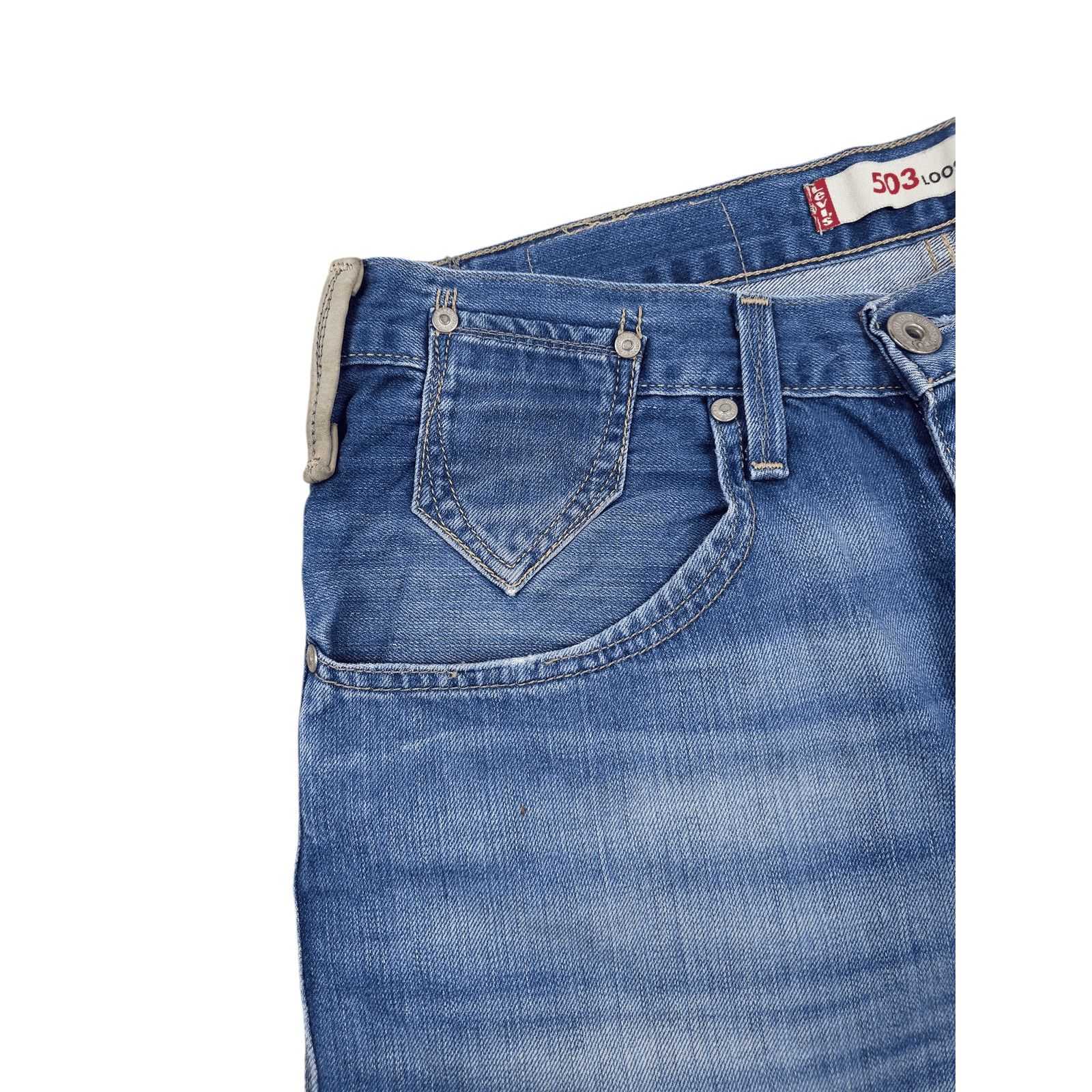 Levi's × Levi's Vintage Clothing × Vintage 💎Size 32 Levi's 506 Engineered Shorts Jorts Loose Denim Size US 32 / EU 48 - 3 Thumbnail