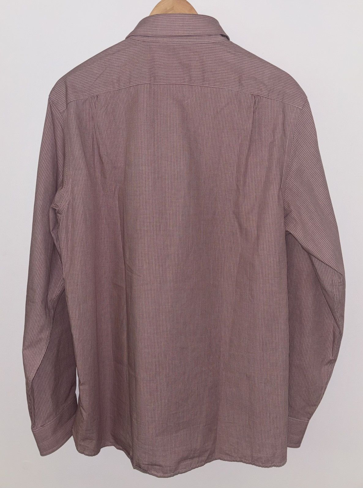 Rrl Double Rl Crosshatch Suiting Shirt in Beige, Men's — image 4 of 6
