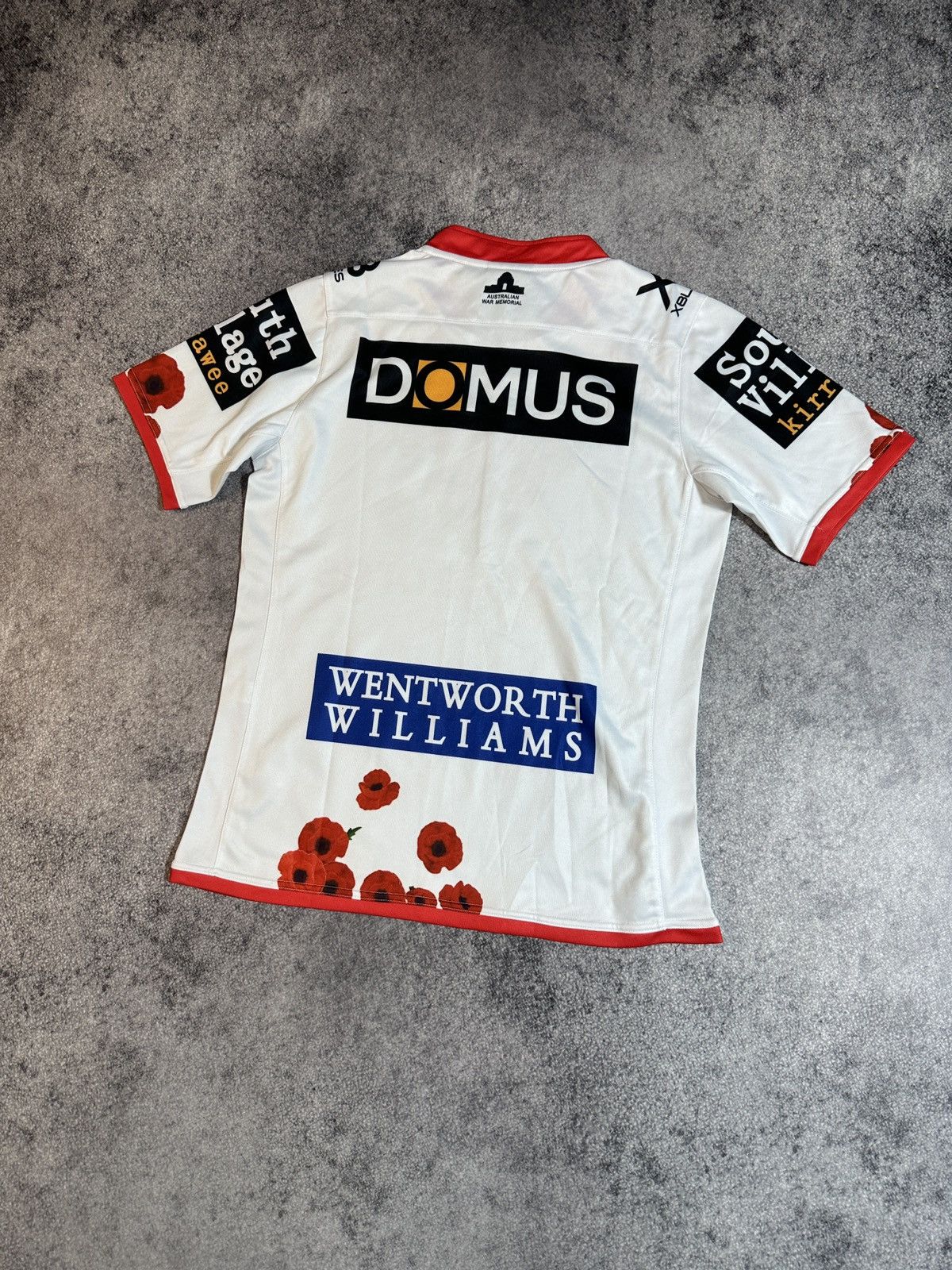 Vintage St George Illawarra NRL Telstra Rugby Shirt Anzac Day M 2004 Size US M / EU 48-50 / 2 - 7 Thumbnail