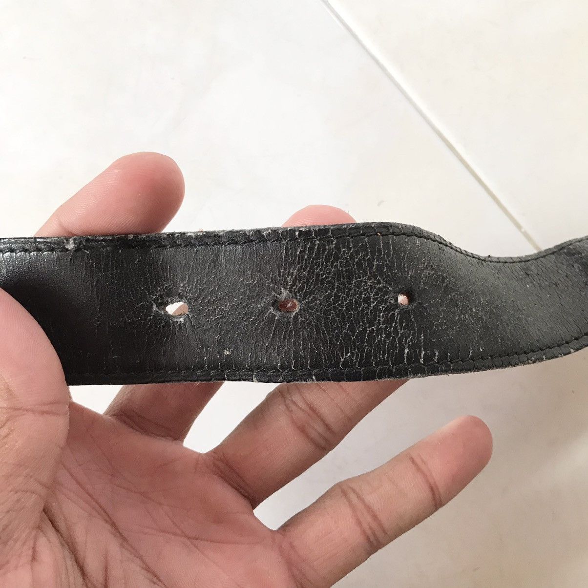 Christian Dior Monsieur Vintage Christian Dior Monsieur Leather Ratchet Belt Size ONE SIZE - 7 Thumbnail