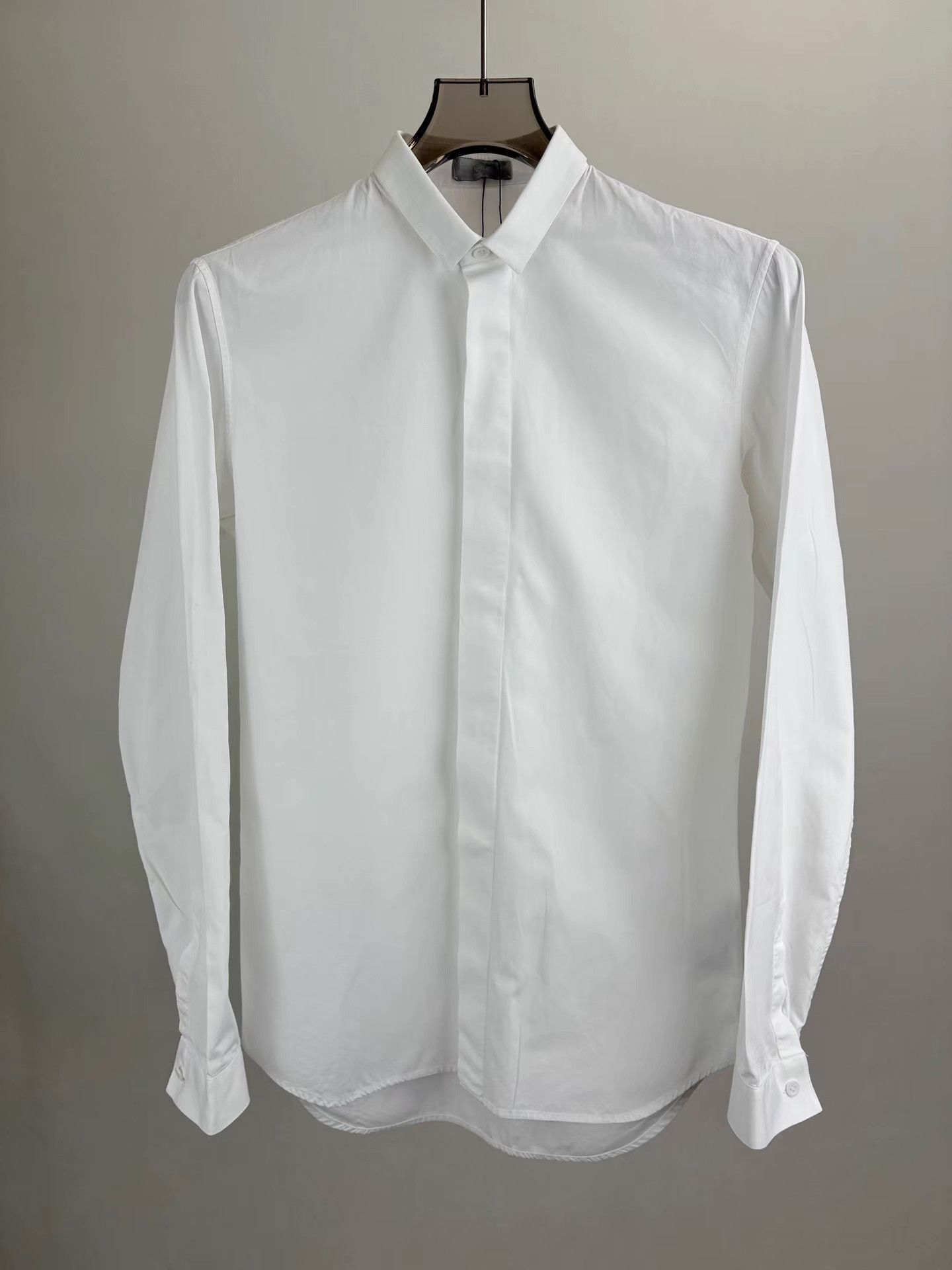 Dior DIOR White Long-Sleeve Shirt Size XS / US 0-2 / IT 36-38 - 1 Thumbnail