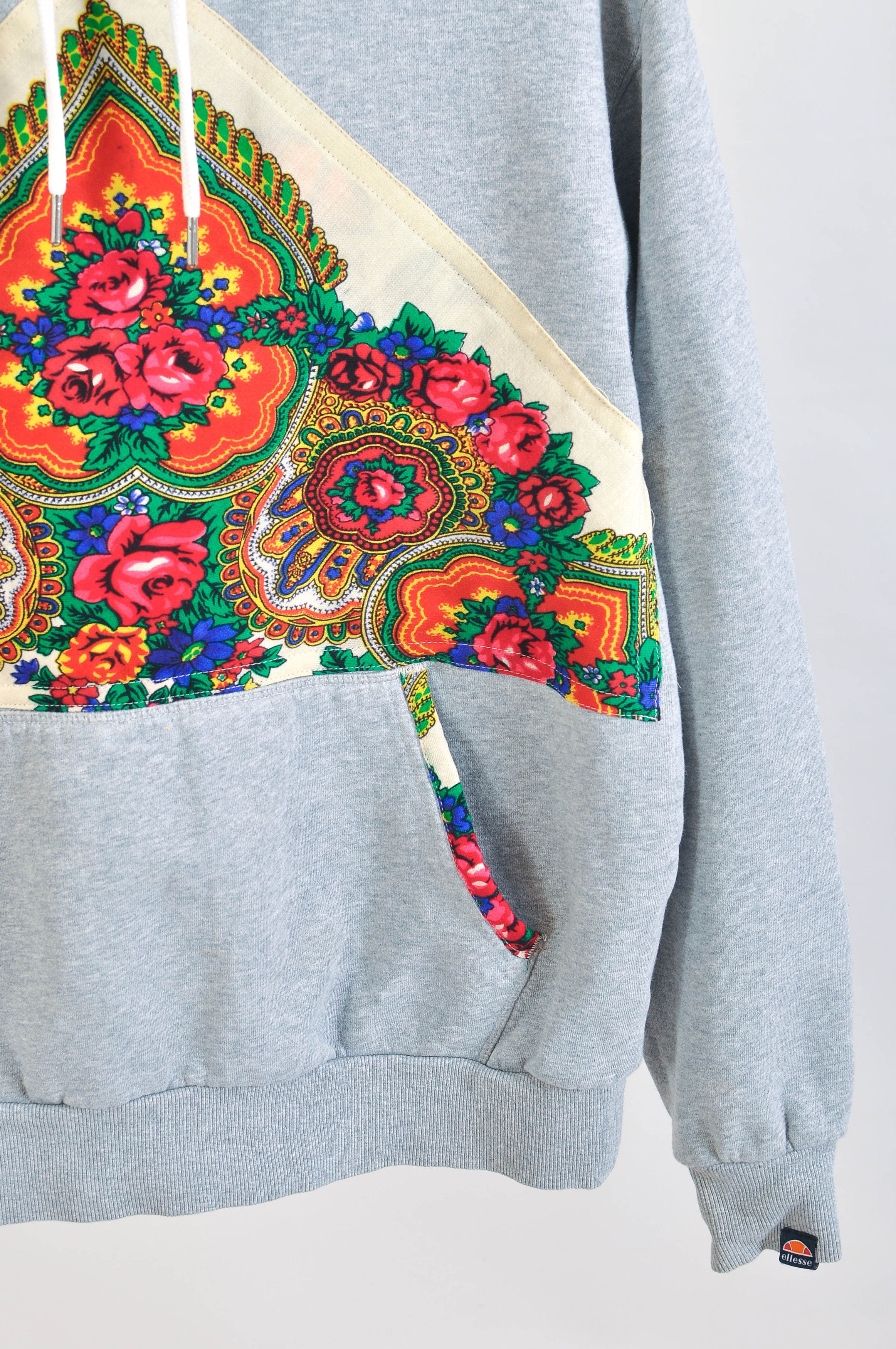 Ellesse Vintage 00s reworked Ellesse hoodie Size US M / EU 48-50 / 2 - 2 Thumbnail