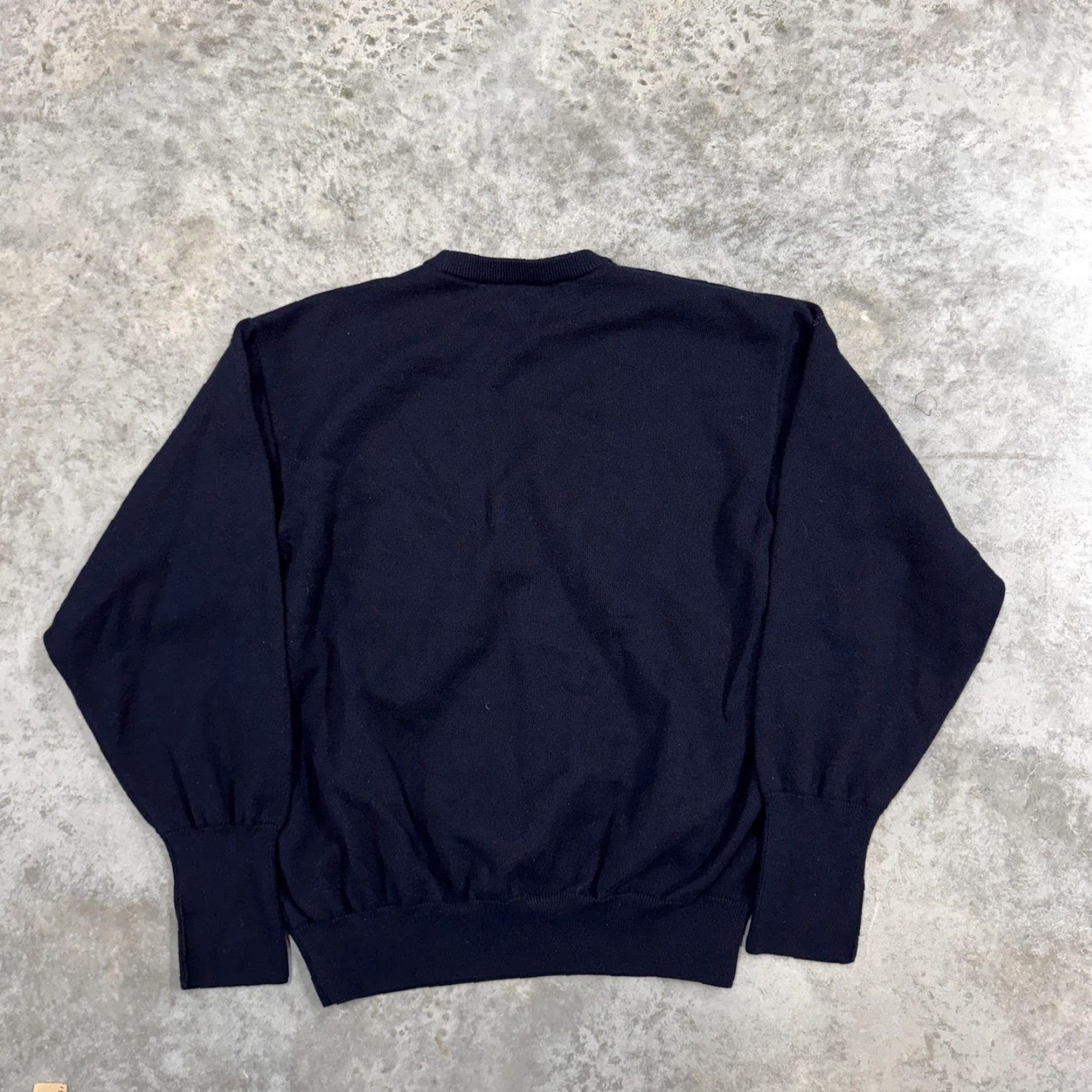 Vintage Fairway & Greene Sweater Mens M Blue Crewneck Knit Pullover Leaf Logo Knit Style Solid Embroidered Logo Vintage 90s Football? Size US M / EU 48-50 / 2 - 6 Thumbnail