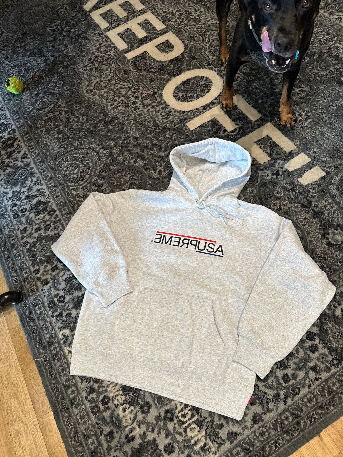 Supreme Supreme USA Hoodie DS Size Small Size US S / EU 44-46 / 1 - 1 Thumbnail