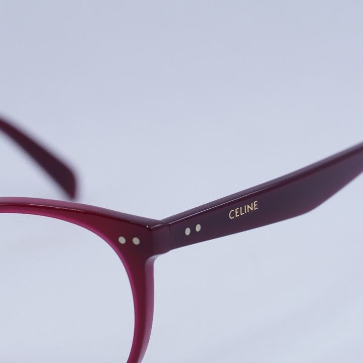 Celine Celine CL50099I 069 Eyeglasses Burgundy 55mm Square Frame Size ONE SIZE - 2 Thumbnail