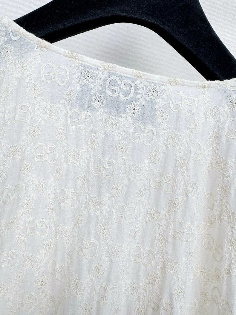 Gucci Gucci Dress with Lace Detail and Buttons-2506 Size M / US 6-8 / IT 42-44 - 4 Thumbnail