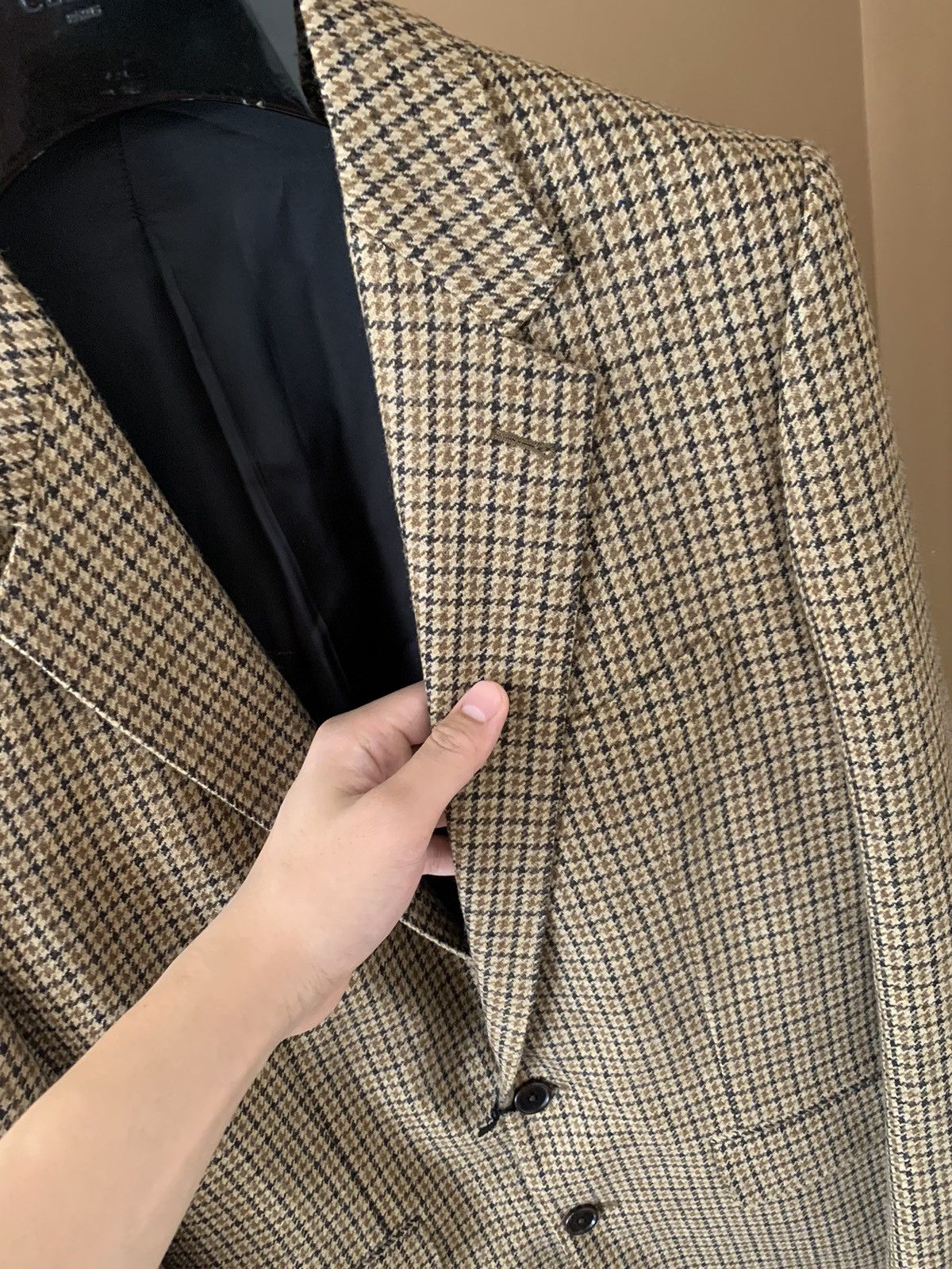 Celine Celine 2022FW Checked wool blazer Size US M / EU 48-50 / 2 - 2 Thumbnail