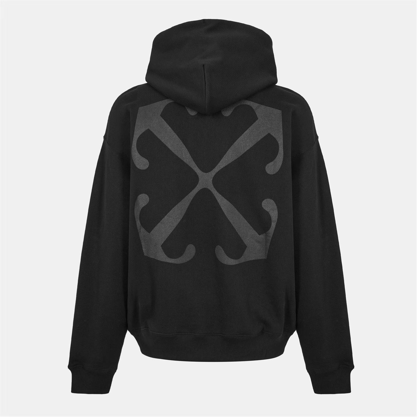 Off-White o1g2r1mq0226 Skate Pull Over Hoodie In Black Size US M / EU 48-50 / 2 - 2 Thumbnail