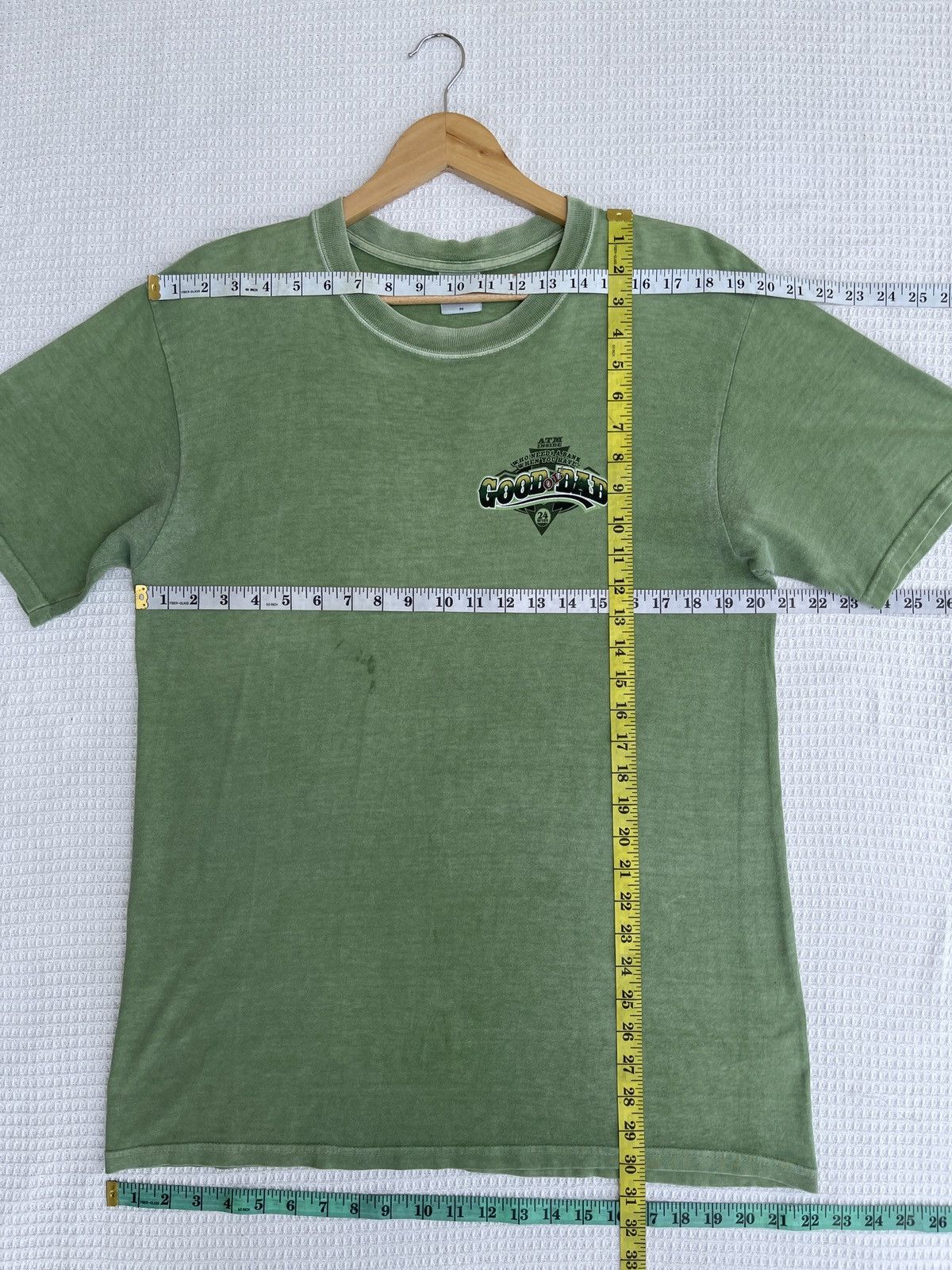 Vintage Last Drop🔥Rare🔥Vtg CRAZY SHIRT Money Dyed 24 Seven T Shirt Size US L / EU 52-54 / 3 - 11 Thumbnail