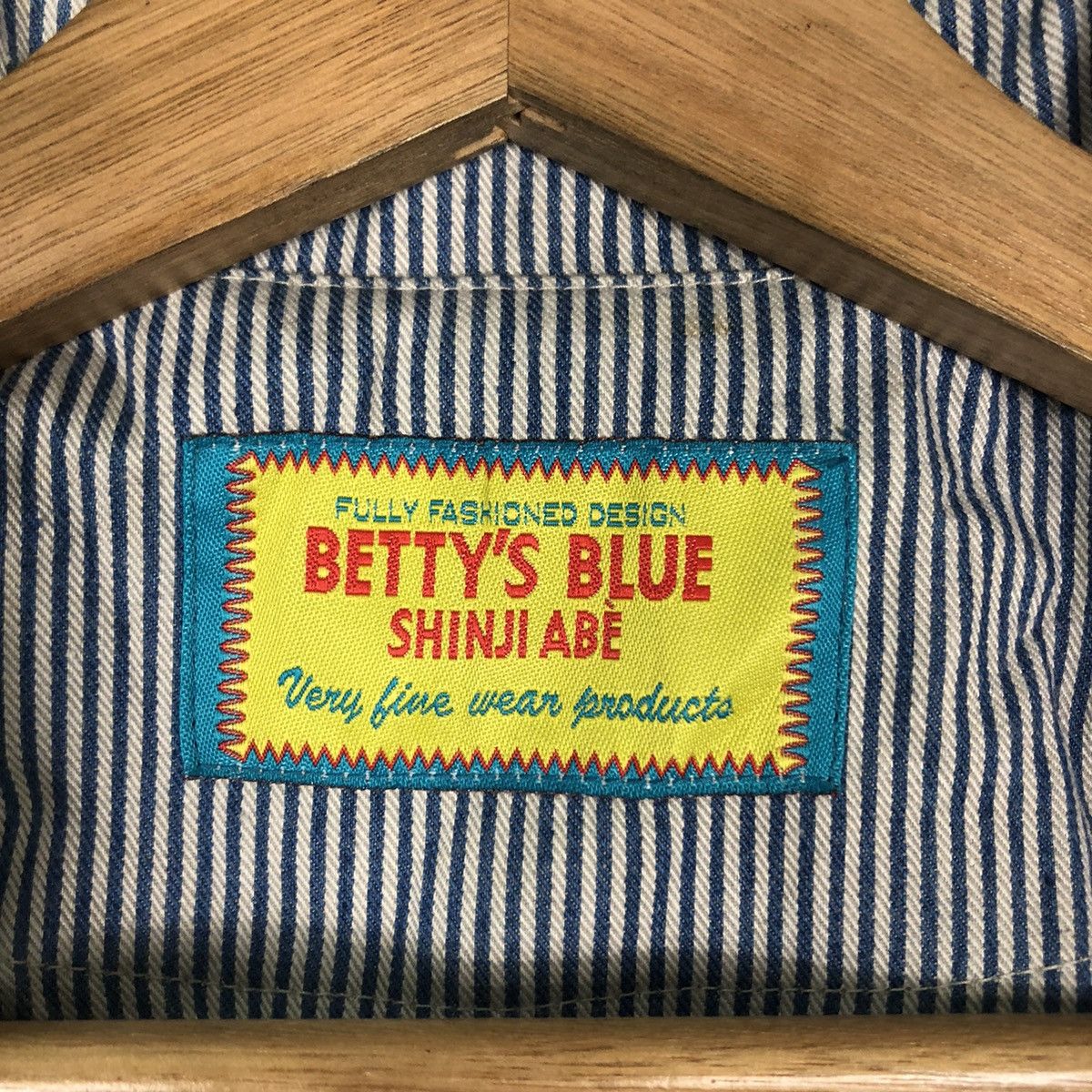 Japanese Brand 🔥Vtg Hickory Chore Jacket Striped Betty’s Blue Issey Miyake Size US M / EU 48-50 / 2 - 15 Thumbnail