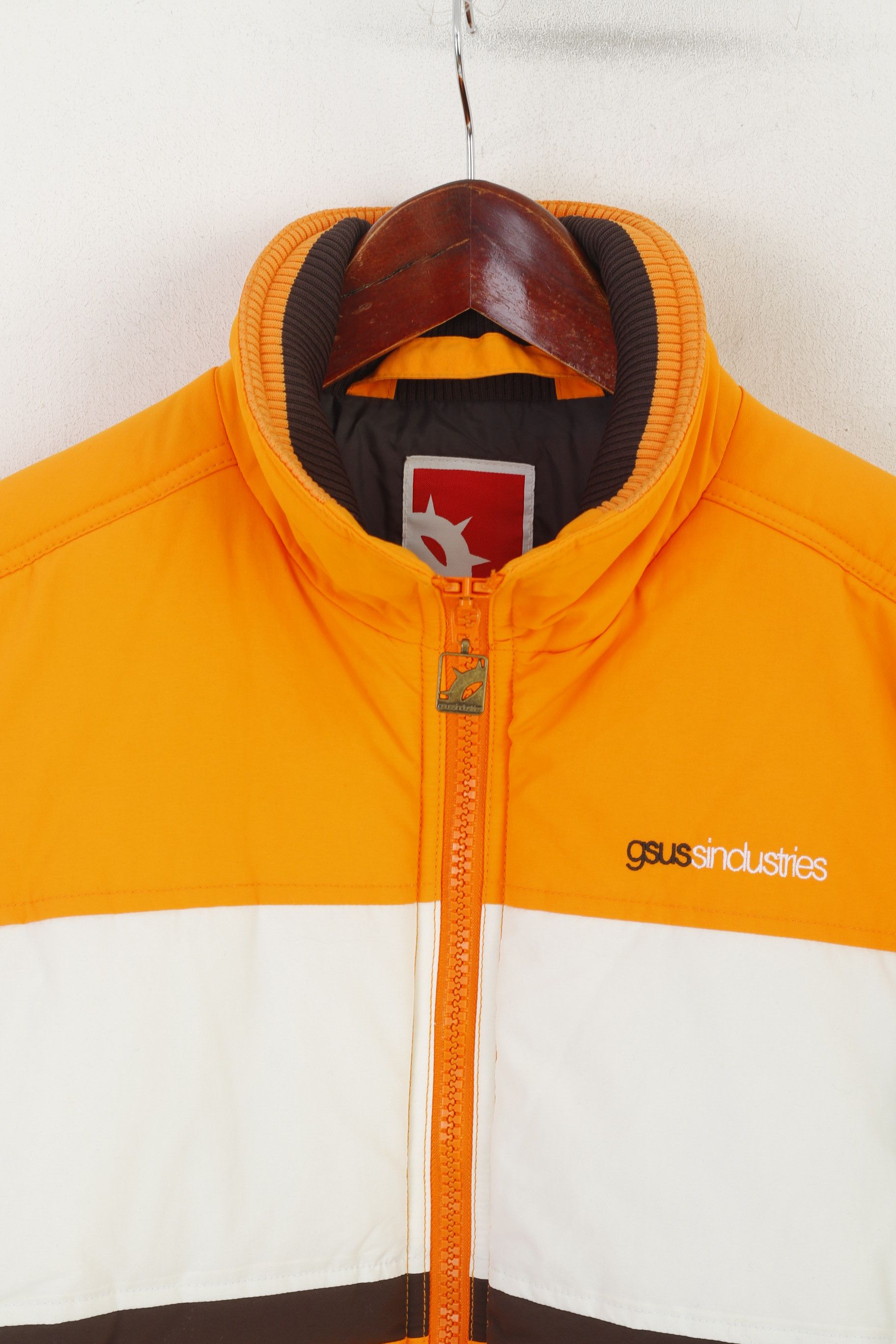 GSUS Sindustries Gsus Sindustries Women M Jacket Orange Nylon 7419 Size M / US 6-8 / IT 42-44 - 3 Thumbnail