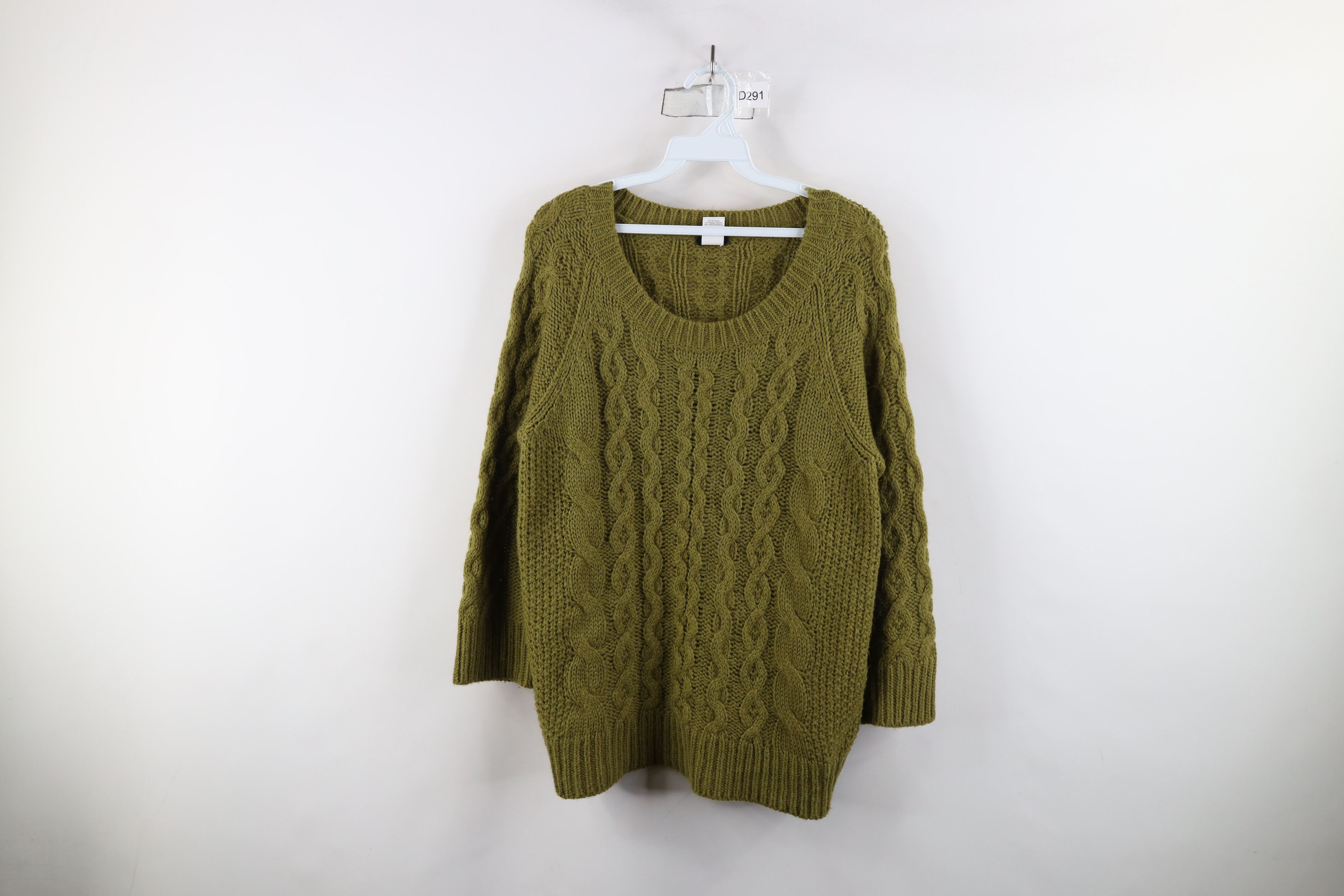 J.Crew × Vintage Vintage J Crew Blend Chunky Cable Knit Fisherman Sweater Size L / US 10 / IT 46 - 1 Thumbnail