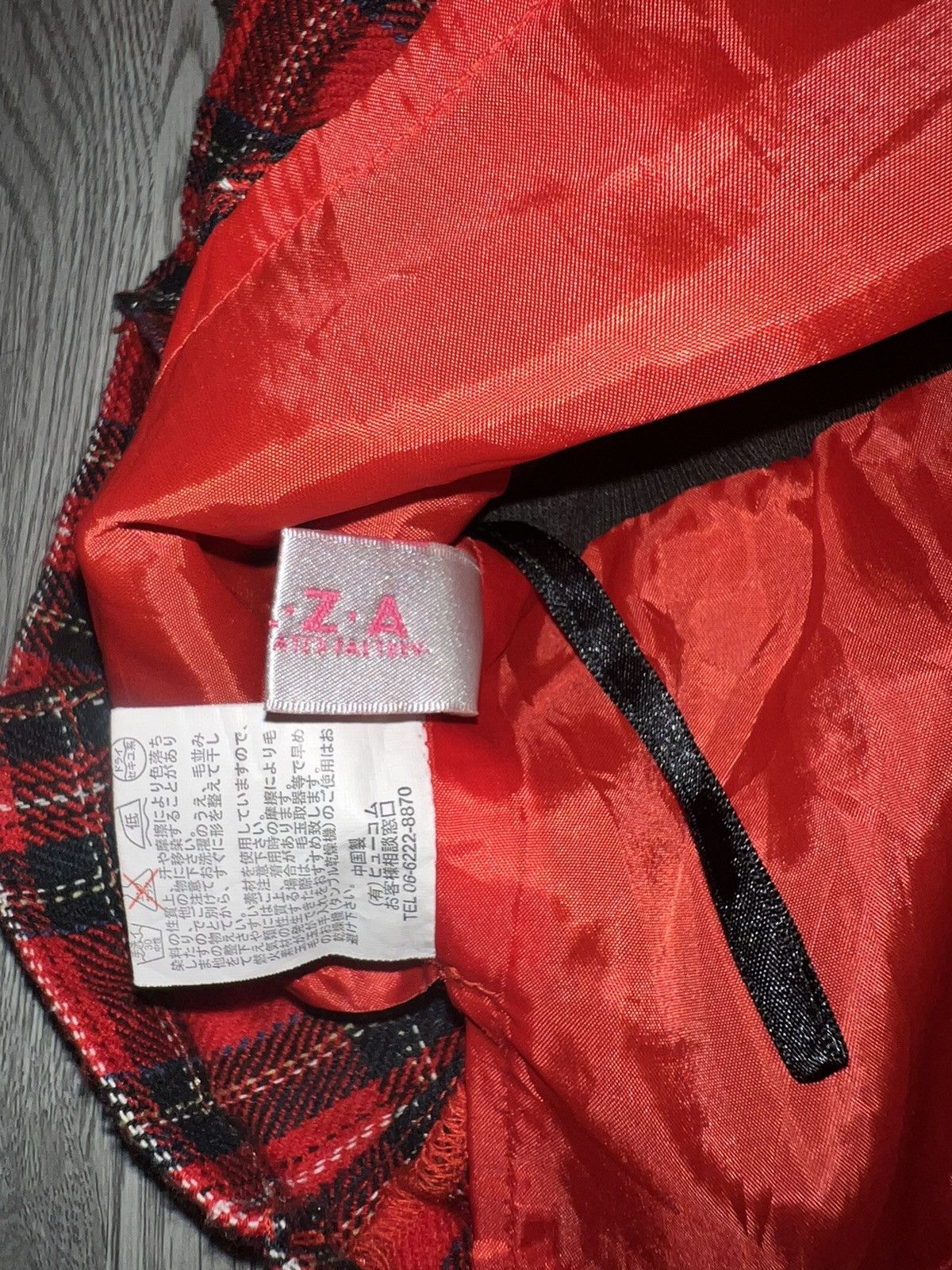 Japanese Brand Colza tartan pleated mini skirt 🥀🌲 Size 26" / US 2 / IT 38 - 7 Thumbnail