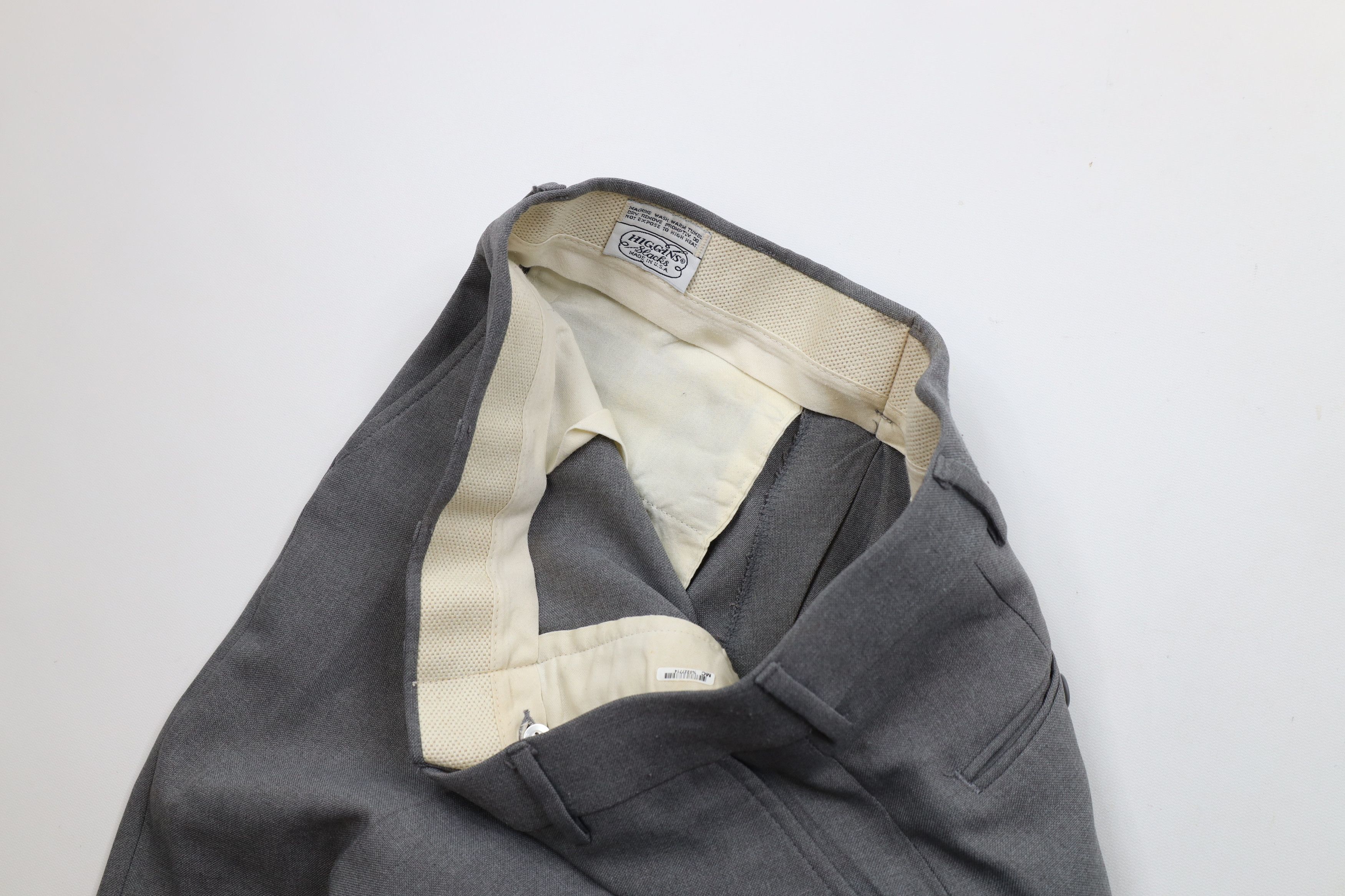 Vintage Vintage 70s Streetwear Flared Wide Leg Chino Pants Gray USA Size US 34 / EU 50 - 8 Thumbnail