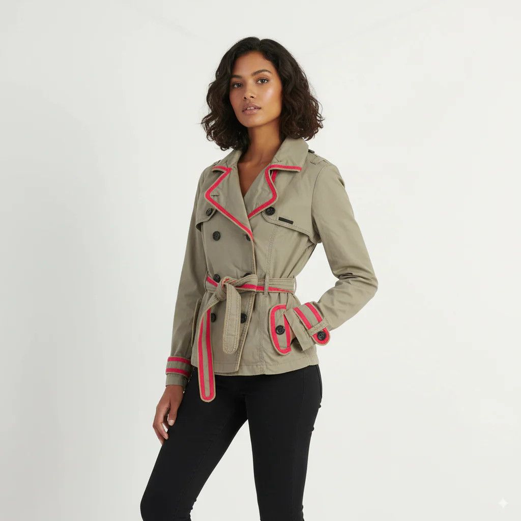 Superdry Superdry Women L (M) Jacket Beige Vintage Mac 7920 Size M / US 6-8 / IT 42-44 - 1 Thumbnail